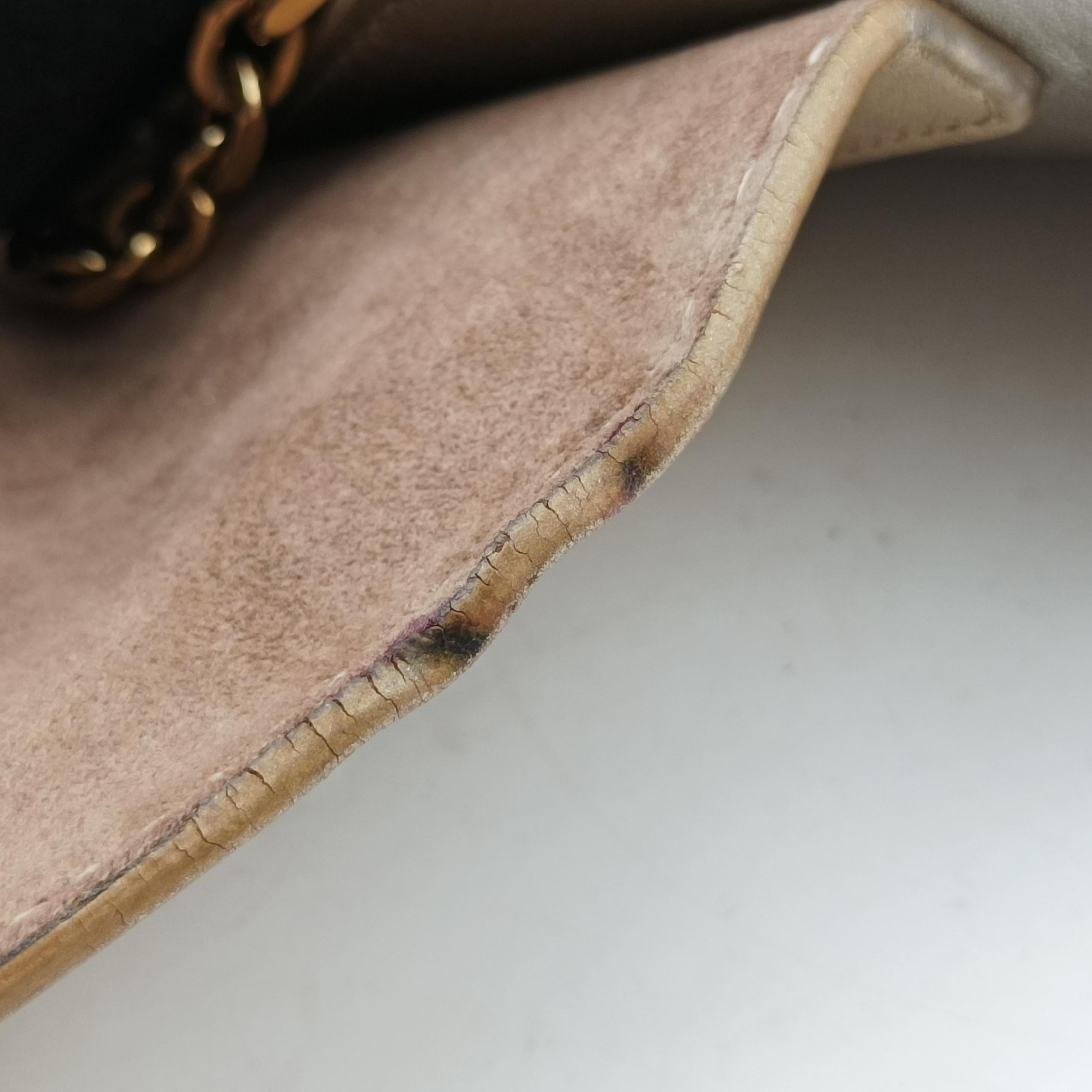 Pre-owned Louis Vuitton Love Note golden×silver Leather M54504 shoulderbag | stylenewstar