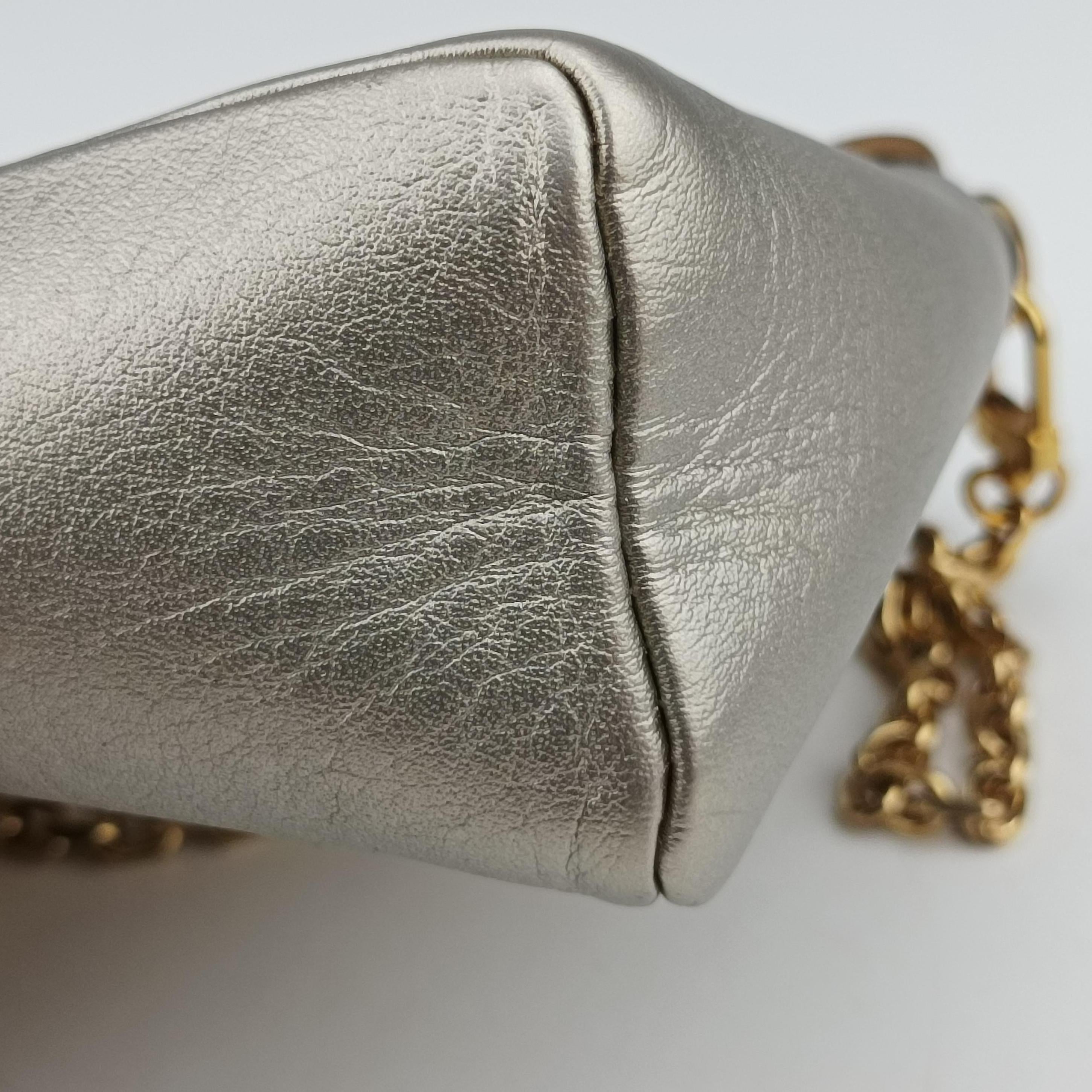 Pre-owned Louis Vuitton Love Note golden×silver Leather M54504 shoulderbag | stylenewstar