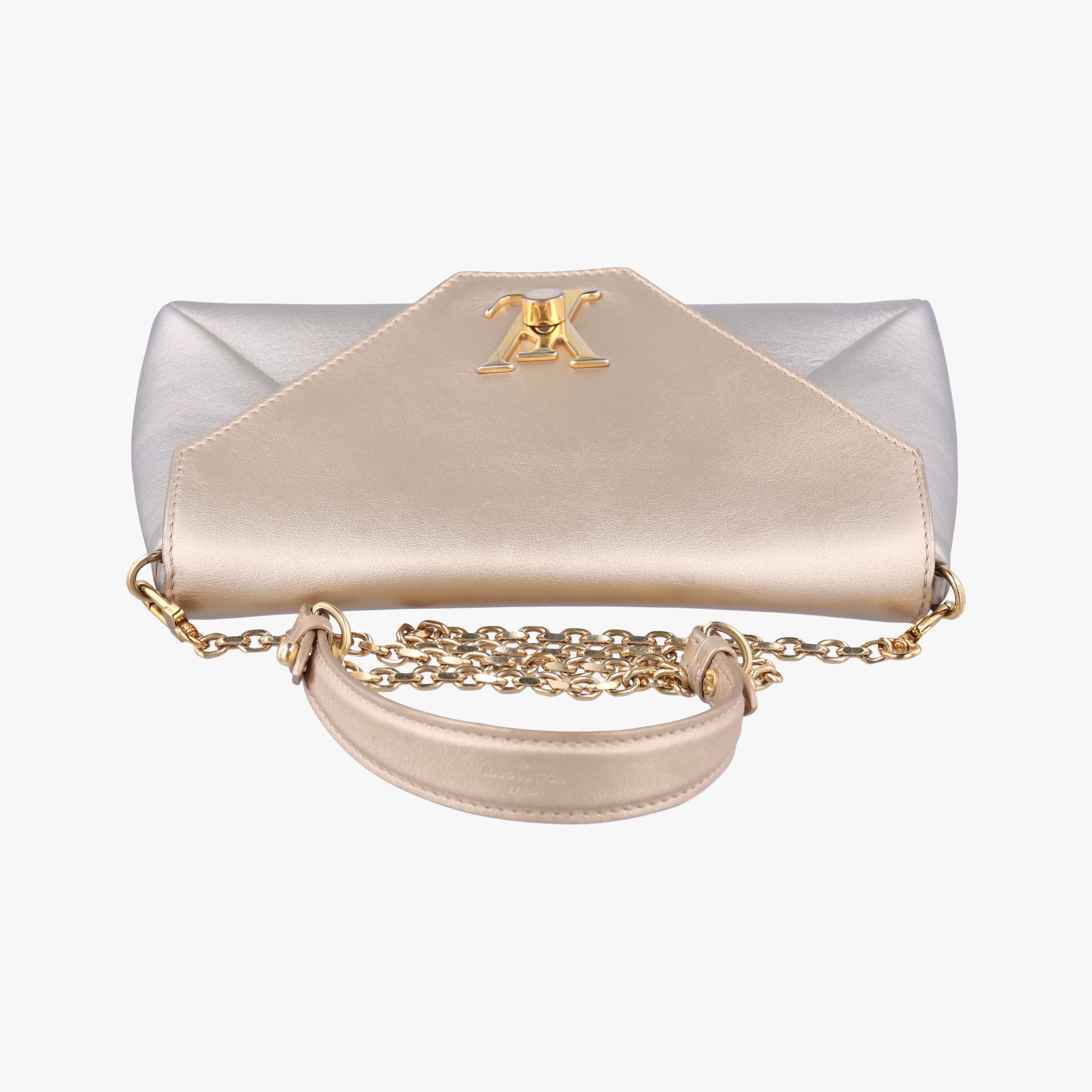 Pre-owned Louis Vuitton Love Note golden×silver Leather M54504 shoulderbag | stylenewstar
