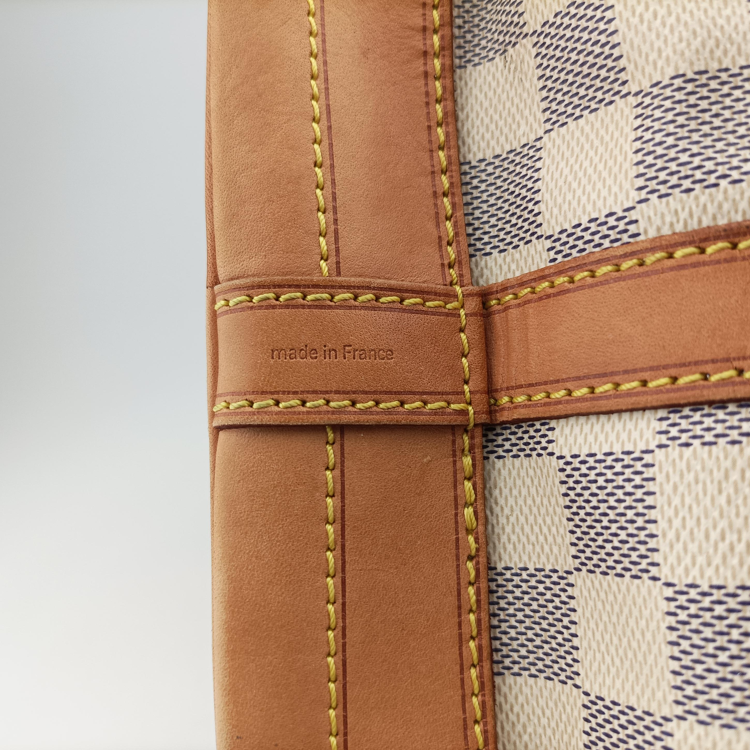 Secondhand Louis Vuitton Noe Azur Damier Canvas N42222 shoulderbag | stylenewstar