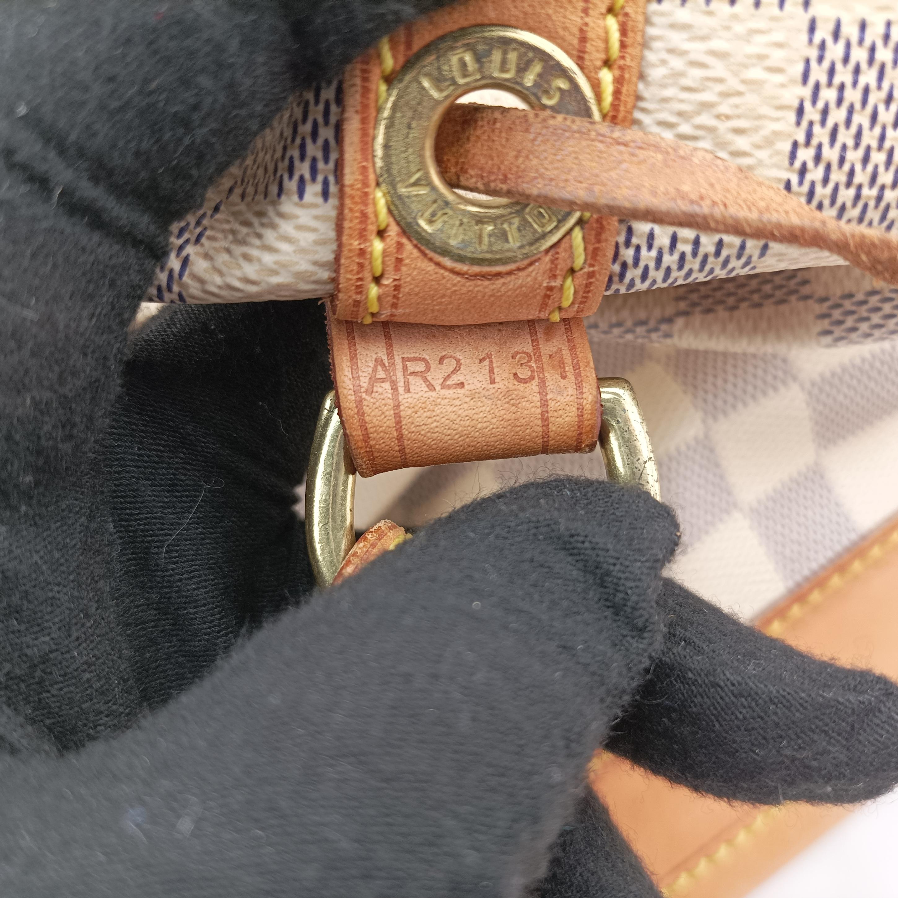 Secondhand Louis Vuitton Noe Azur Damier Canvas N42222 shoulderbag | stylenewstar