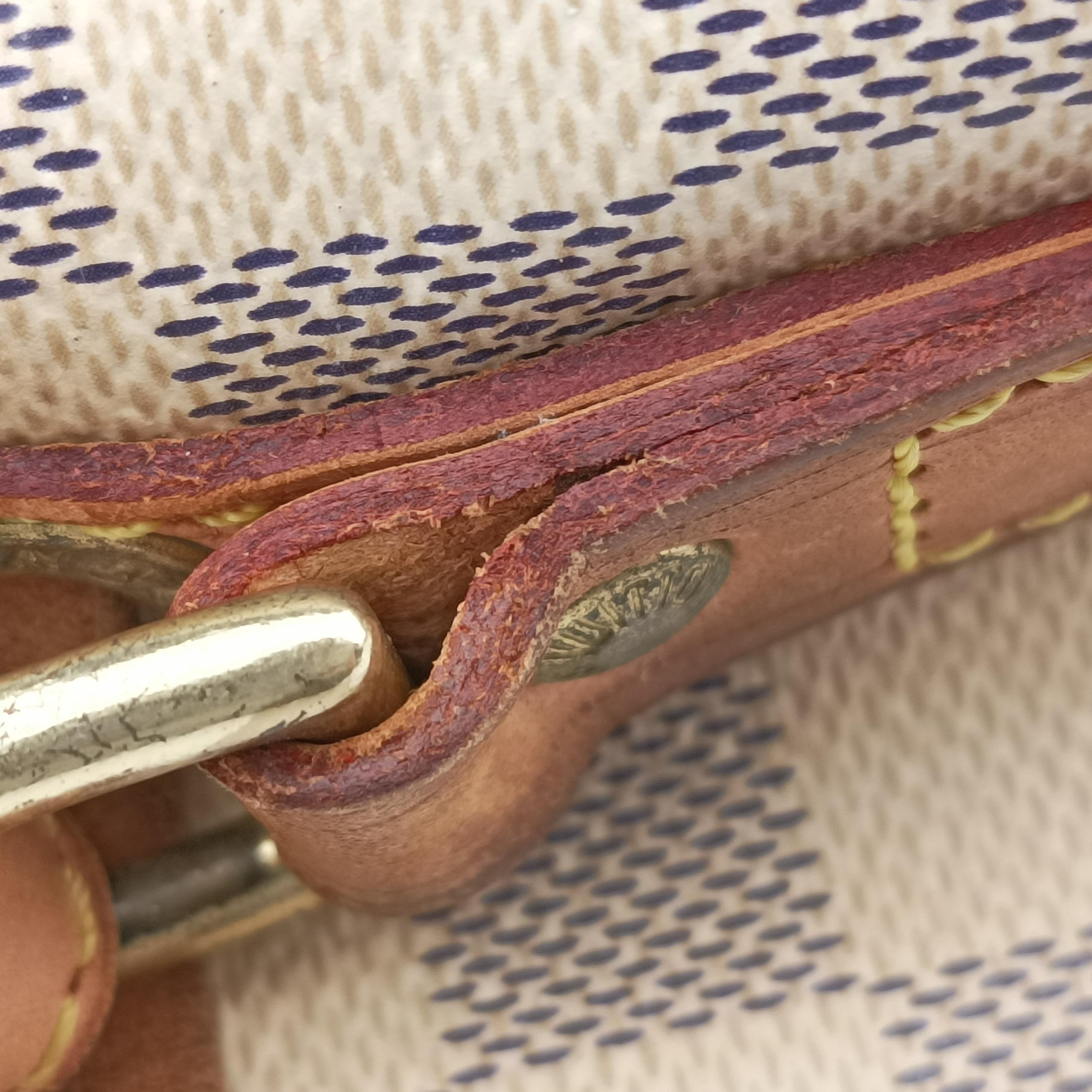 Secondhand Louis Vuitton Noe Azur Damier Canvas N42222 shoulderbag | stylenewstar