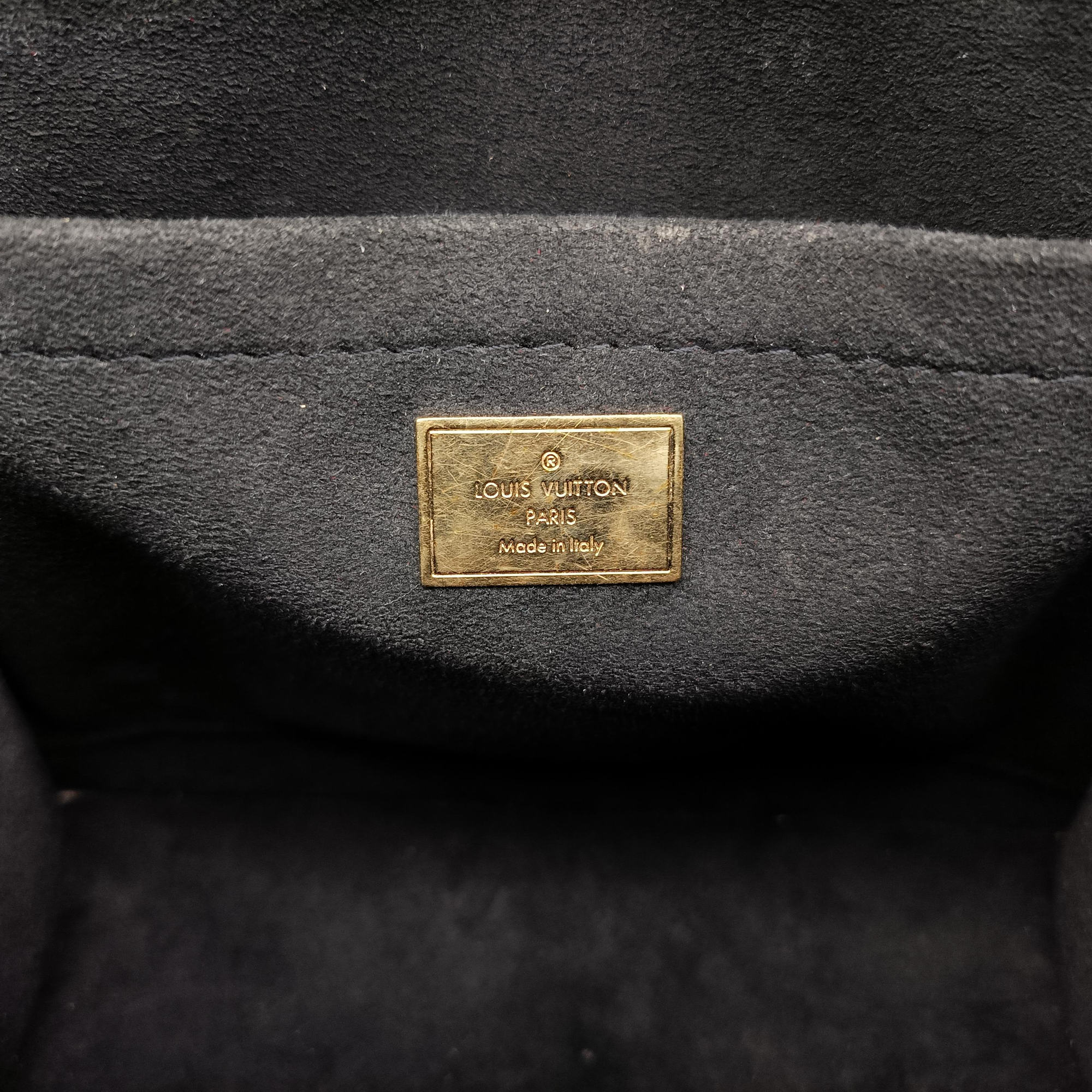 Pre-owned Louis Vuitton Spring Street PM BLACK Vernis×Leather×Monogram Canvas M90375 shoulderbag | stylenewstar