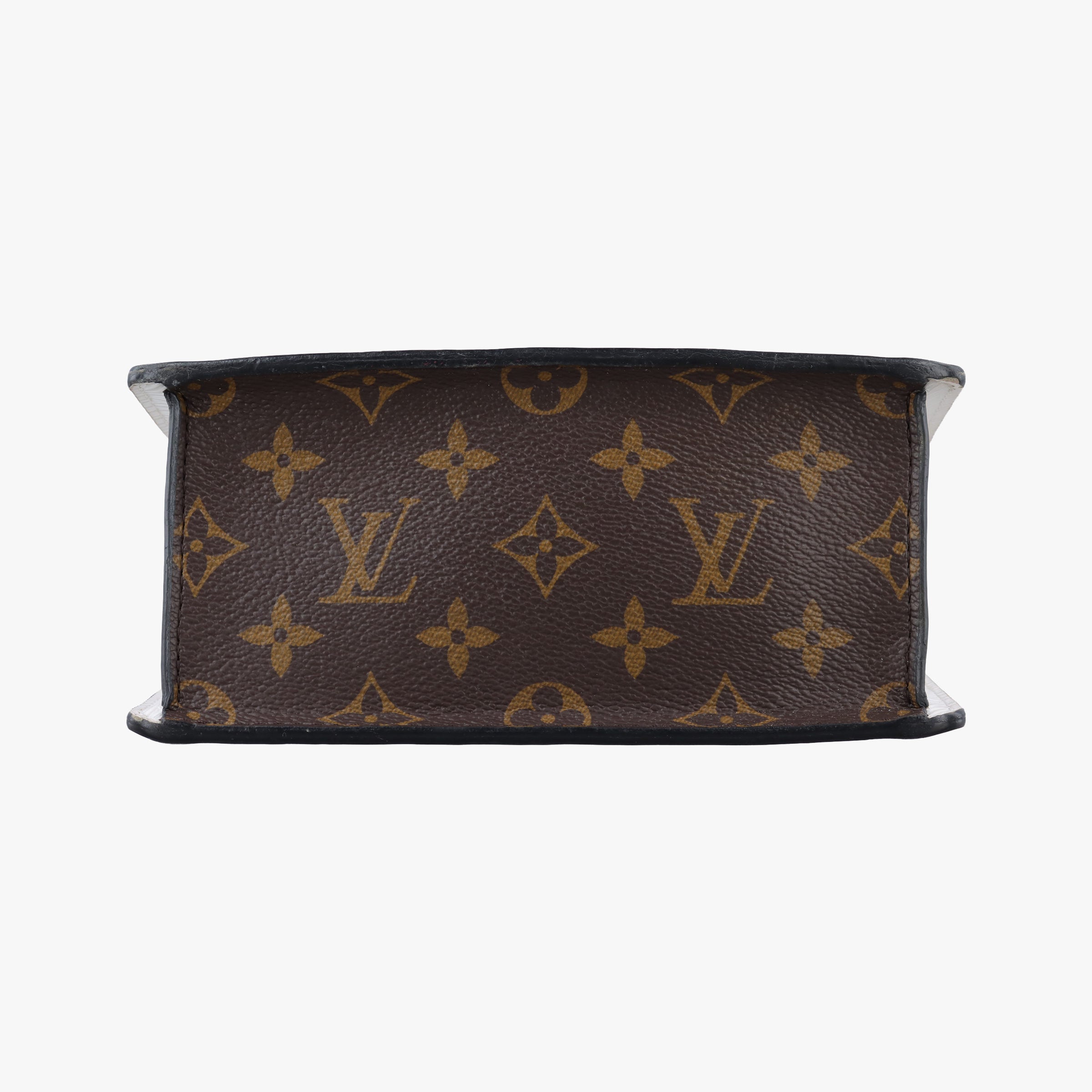 Pre-owned Louis Vuitton Spring Street PM BLACK Vernis×Leather×Monogram Canvas M90375 shoulderbag | stylenewstar