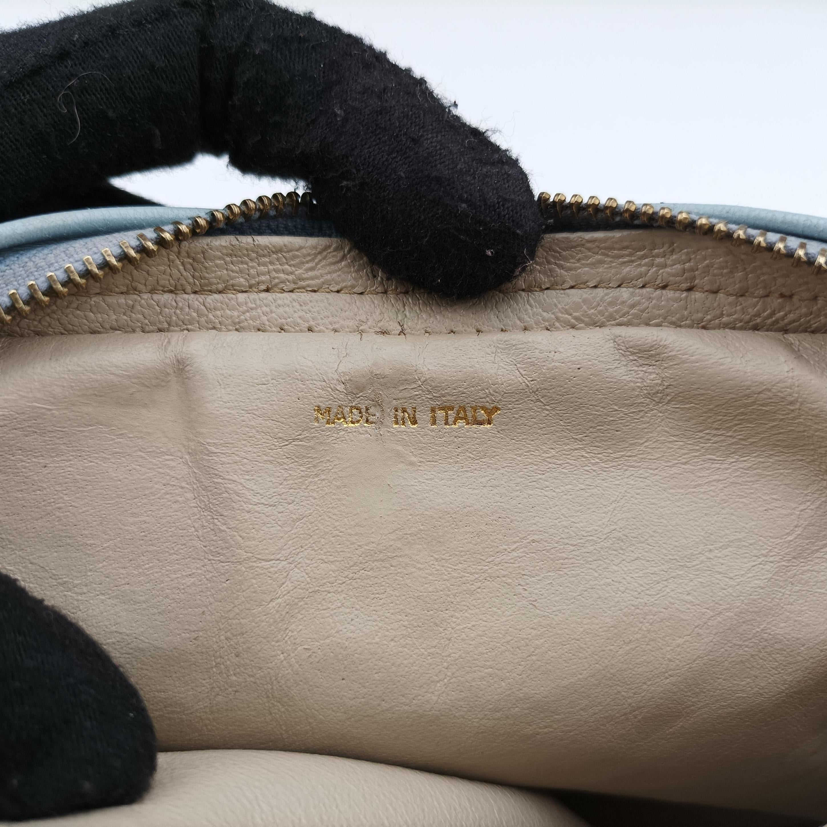 Vintage Chanel Camera Case Blue lambskin  shoulderbag | stylenewstar
