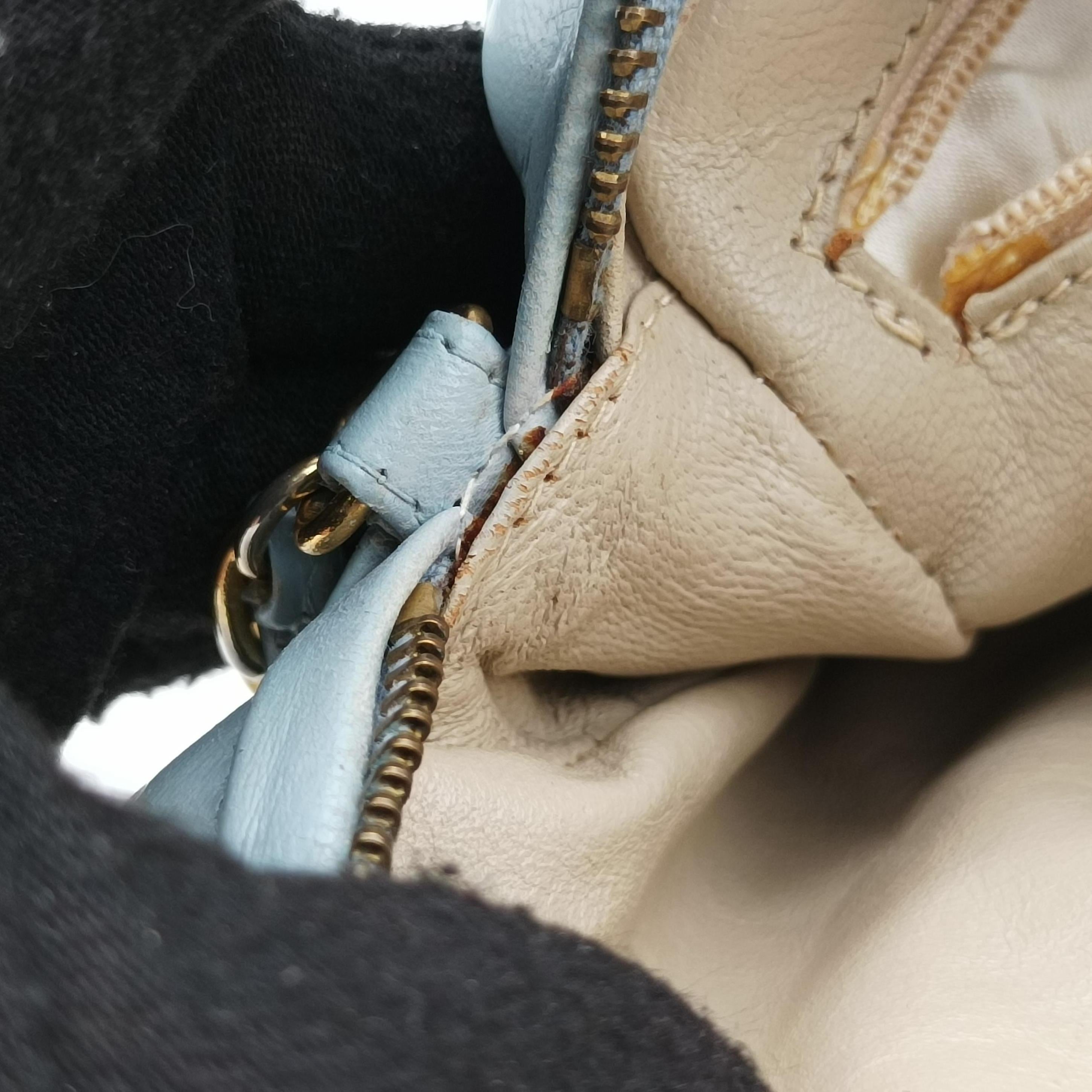 Vintage Chanel Camera Case Blue lambskin  shoulderbag | stylenewstar