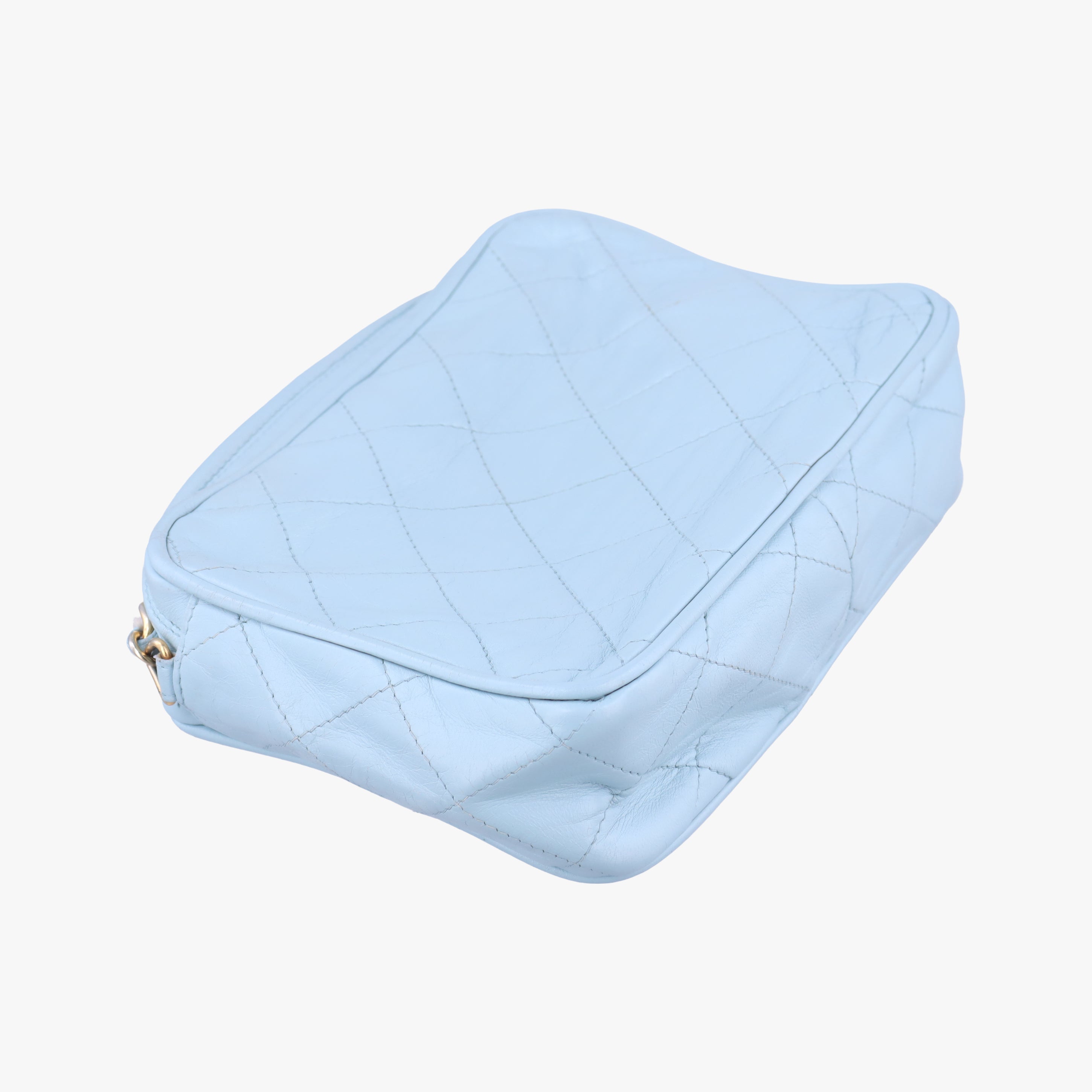 Vintage Chanel Camera Case Blue lambskin  shoulderbag | stylenewstar
