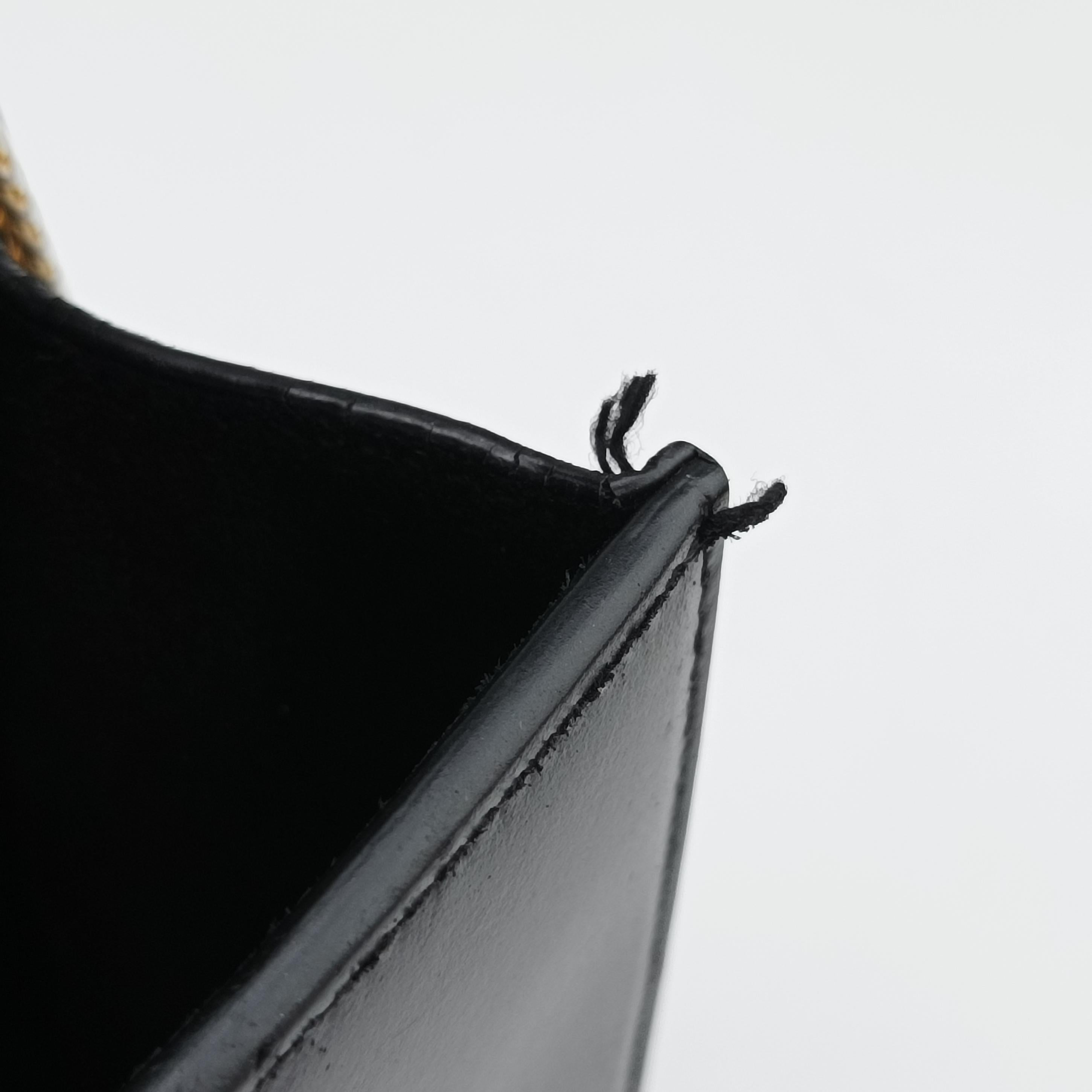 Vintage Yves Saint Laurent Small Betty Flap Black Leather 314516 shoulderbag | stylenewstar
