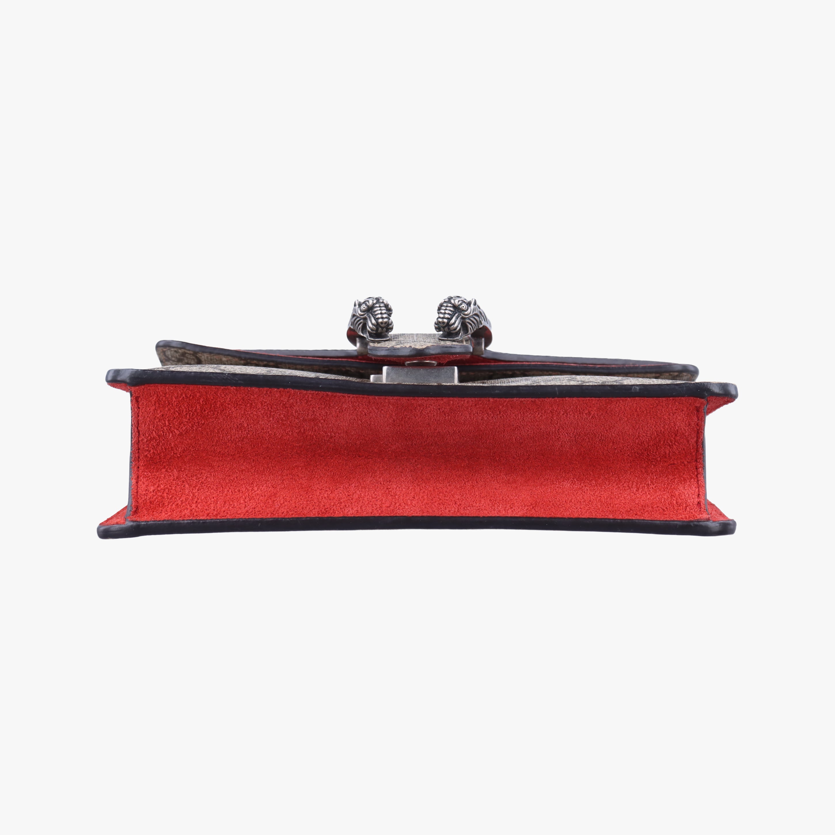 Pre-owned Gucci Dionysus beige×red PVC coated canvas × suede 421970 shoulderbag | stylenewstar