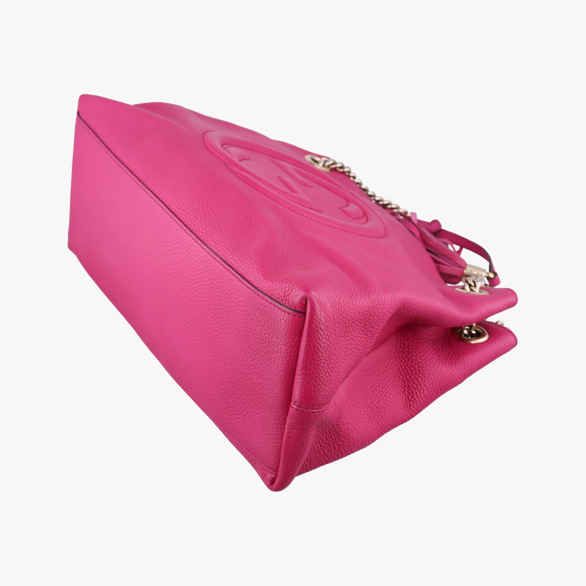 Pre-owned Gucci Soho Rose Leather 308982 shoulderbag | stylenewstar