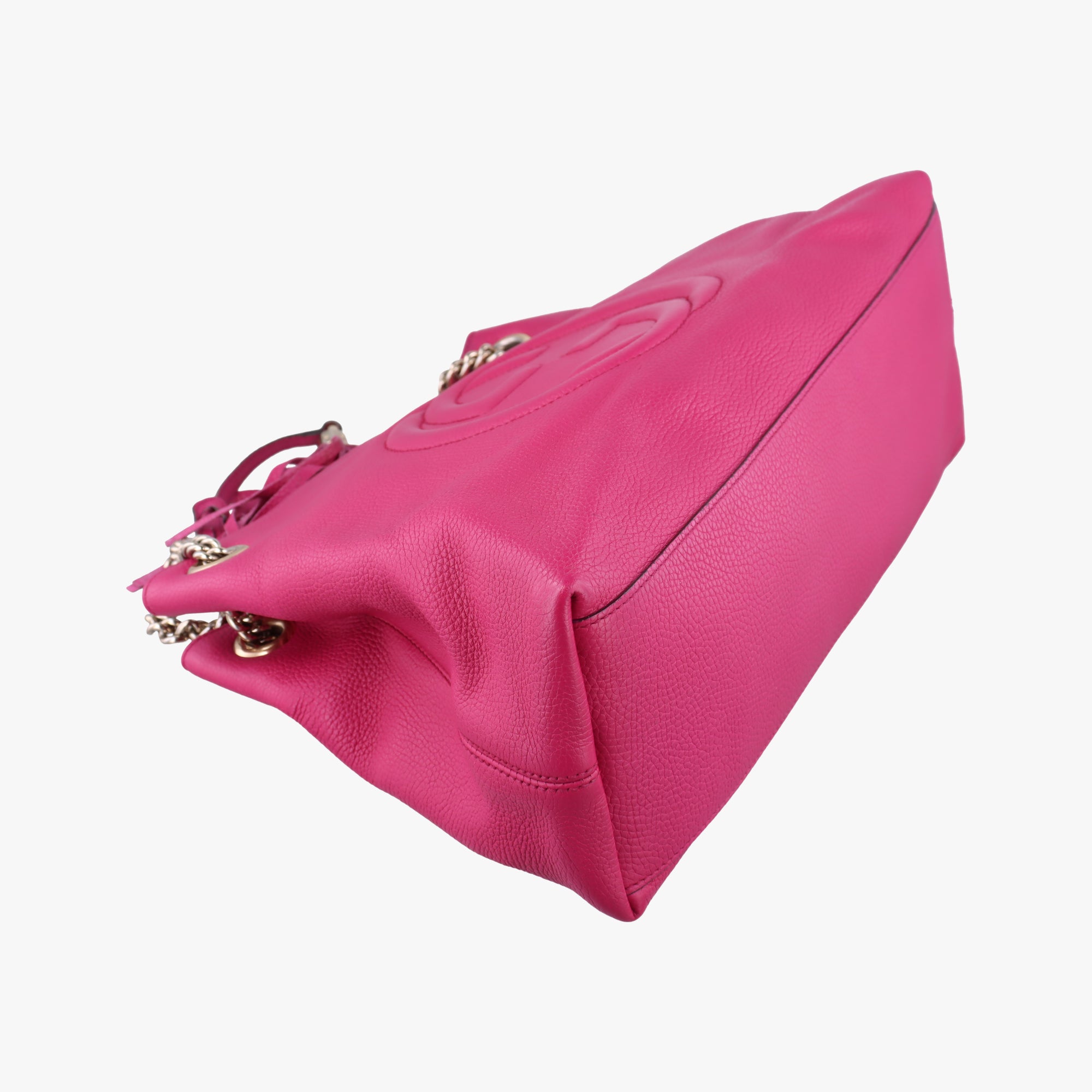 Pre-owned Gucci Soho Rose Leather 308982 shoulderbag | stylenewstar