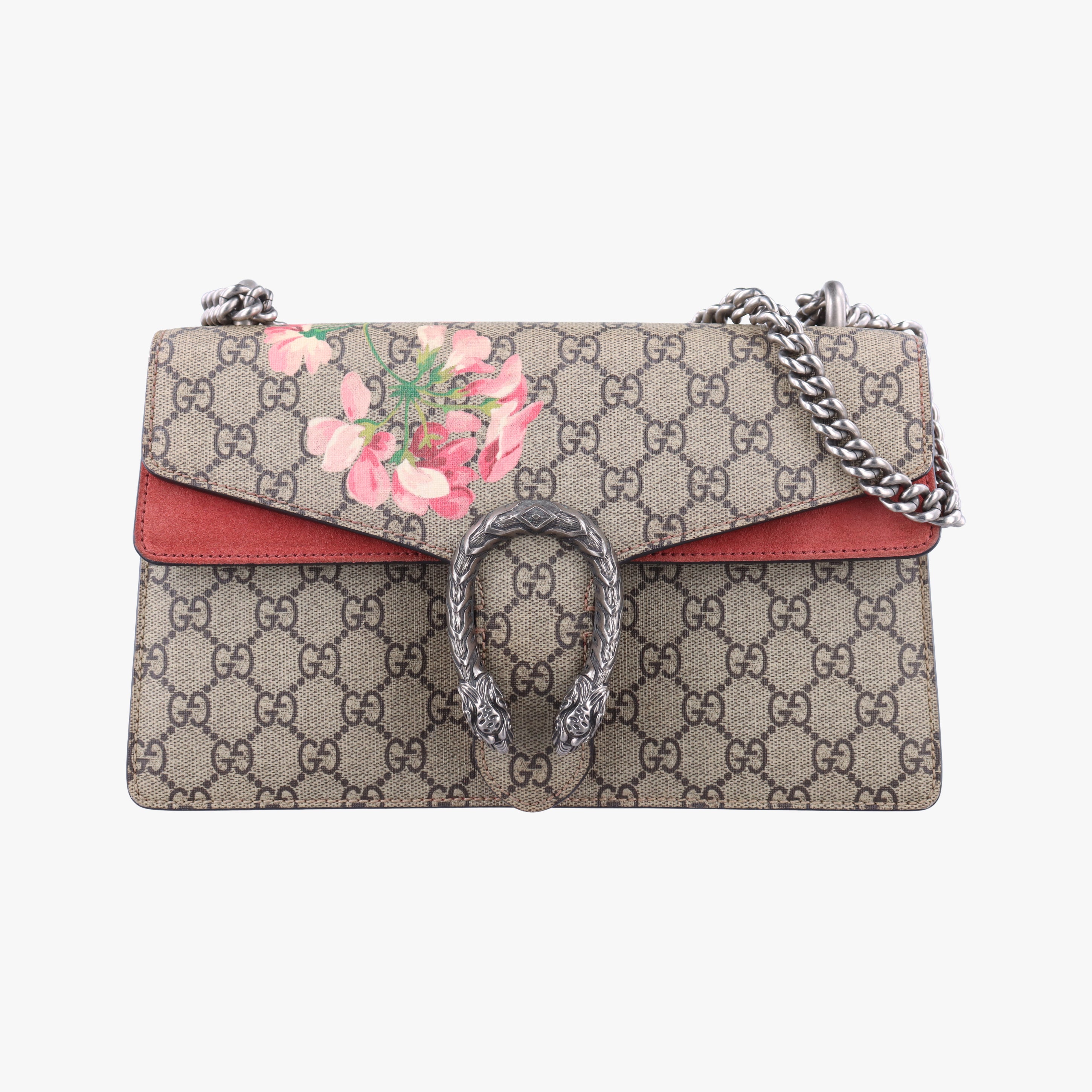 Secondhand Gucci Dionysus Beige x Red x Multicolor PVC coated canvas 400249 shoulderbag | stylenewstar