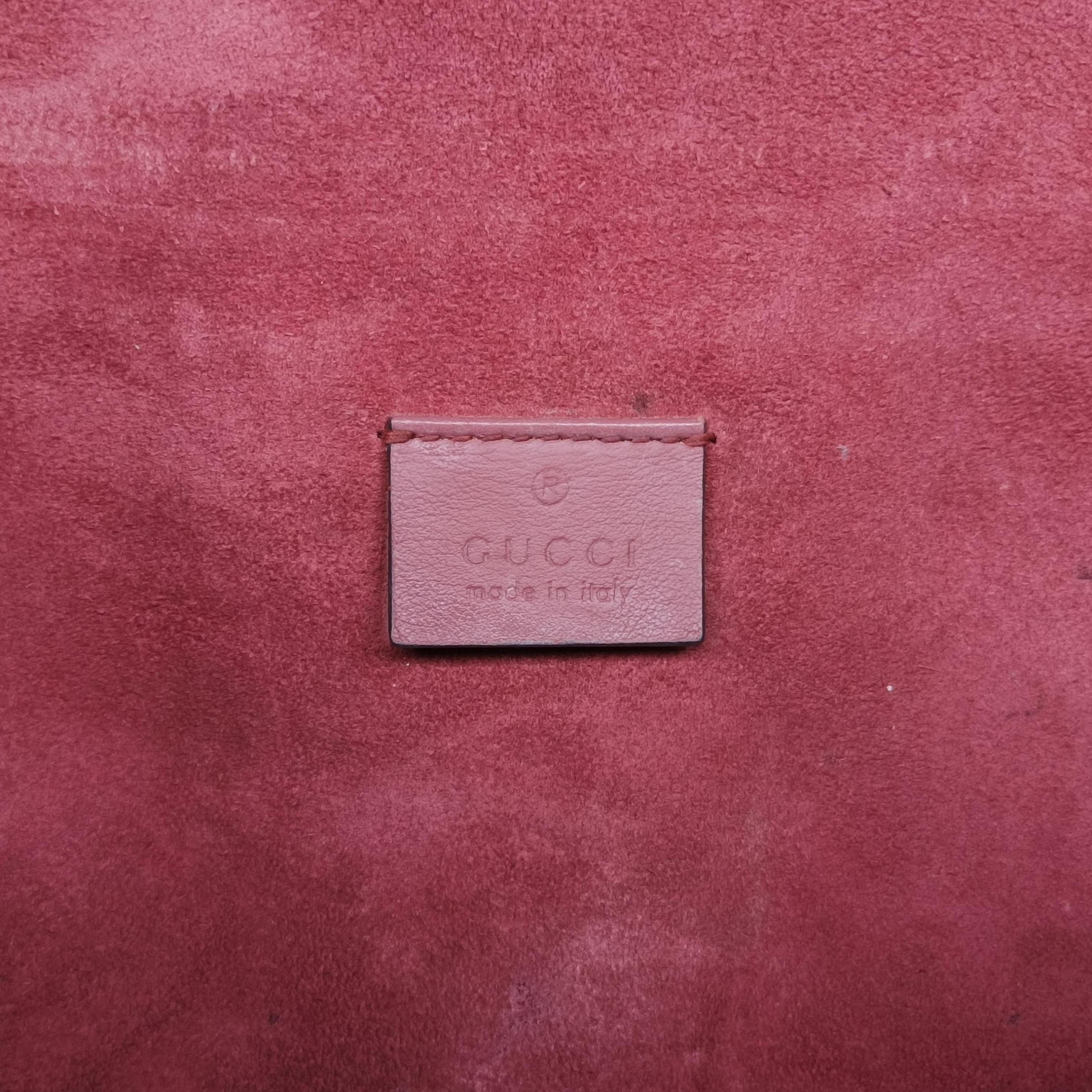 Secondhand Gucci Dionysus Beige x Red x Multicolor PVC coated canvas 400249 shoulderbag | stylenewstar