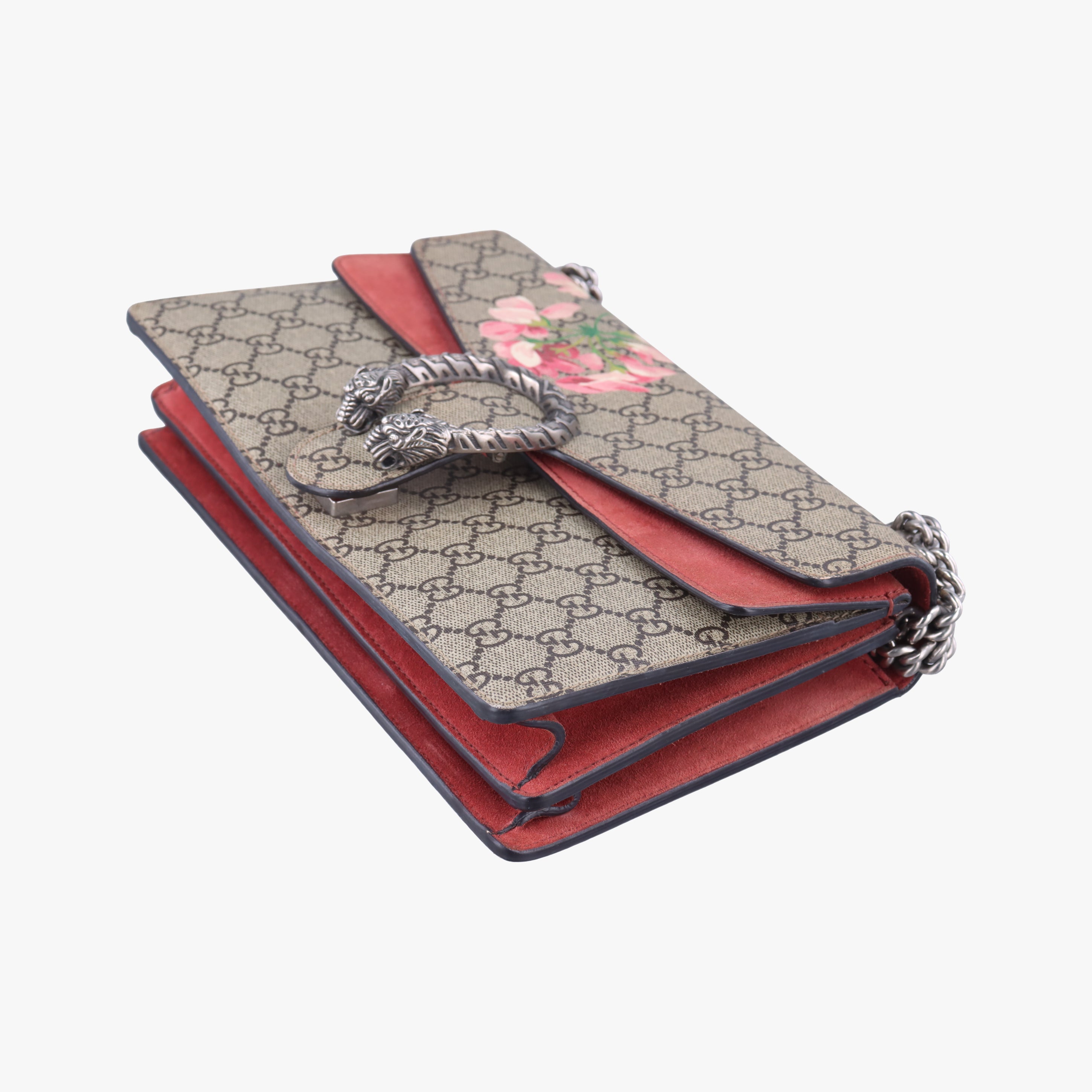 Secondhand Gucci Dionysus Beige x Red x Multicolor PVC coated canvas 400249 shoulderbag | stylenewstar