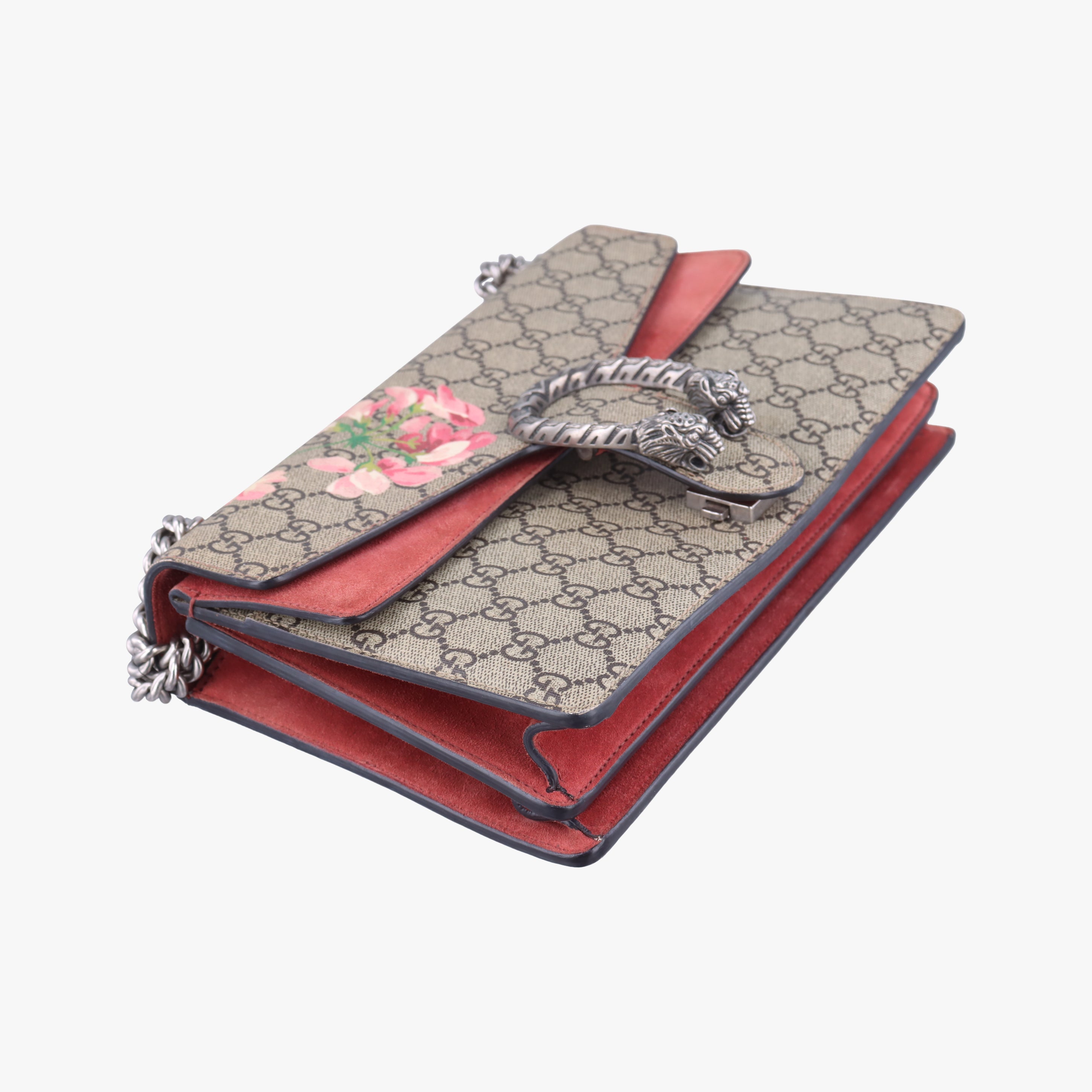 Secondhand Gucci Dionysus Beige x Red x Multicolor PVC coated canvas 400249 shoulderbag | stylenewstar