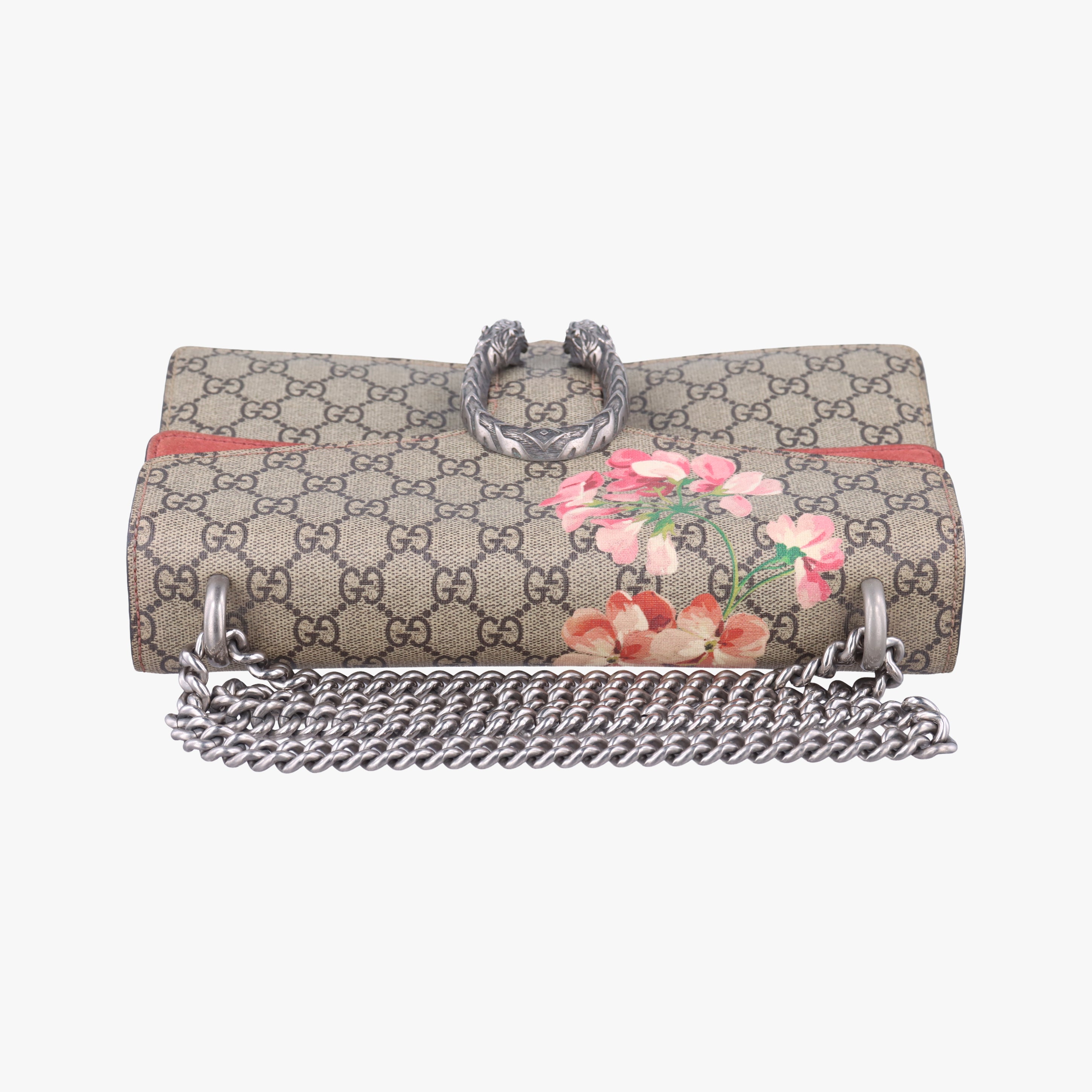 Secondhand Gucci Dionysus Beige x Red x Multicolor PVC coated canvas 400249 shoulderbag | stylenewstar