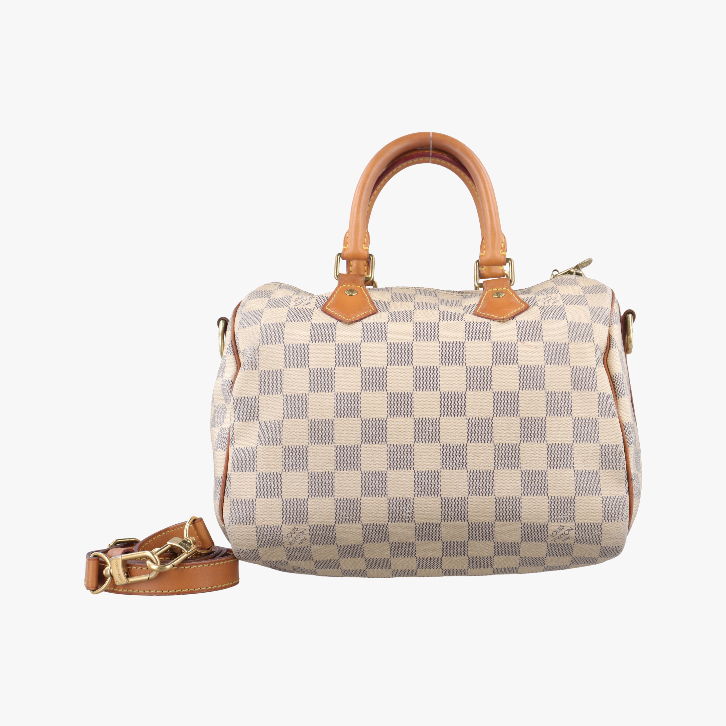 Secondhand Louis Vuitton SPEEDY 25 Azur Damier Canvas N41533 shoulderbag | stylenewstar
