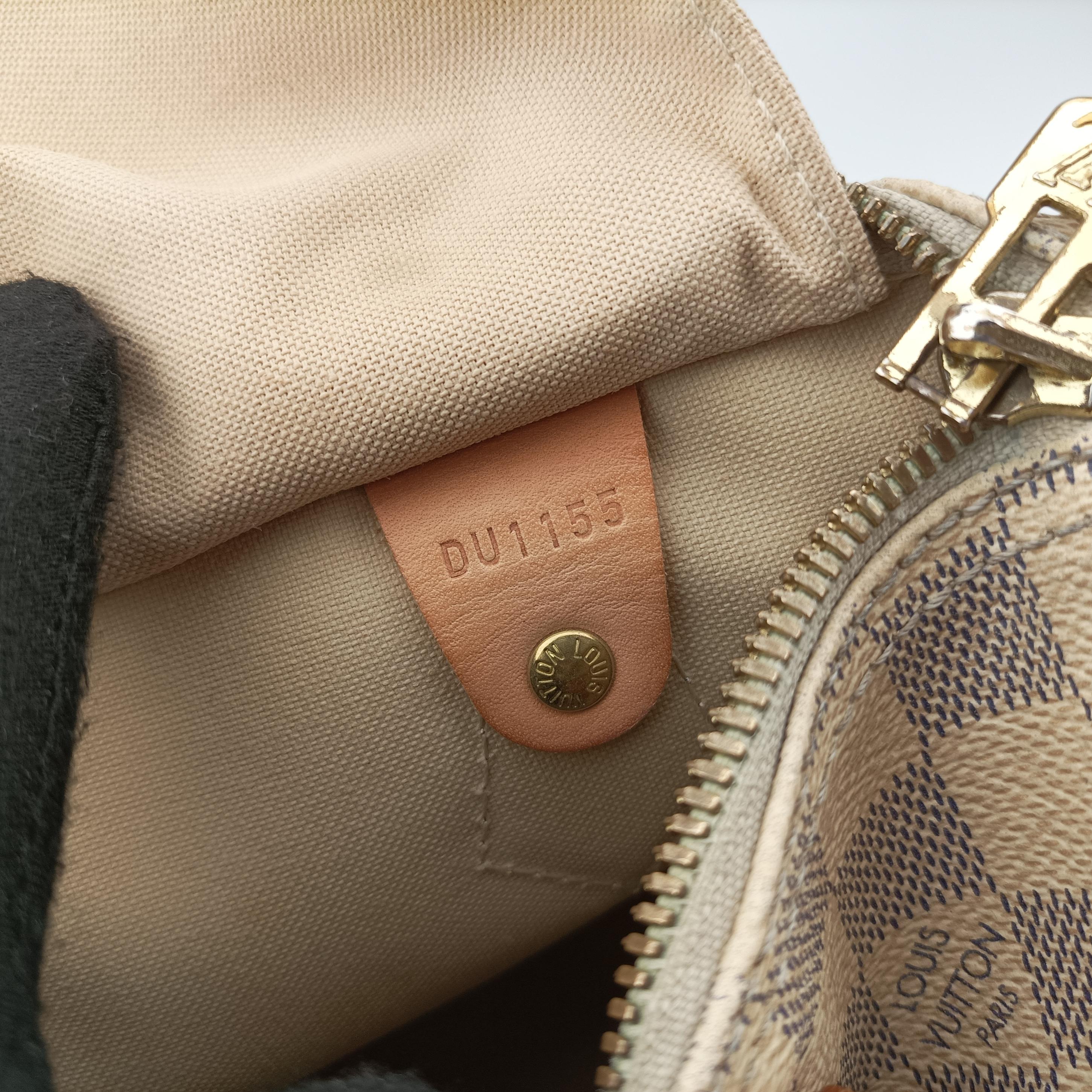 Secondhand Louis Vuitton SPEEDY 25 Azur Damier Canvas N41533 shoulderbag | stylenewstar