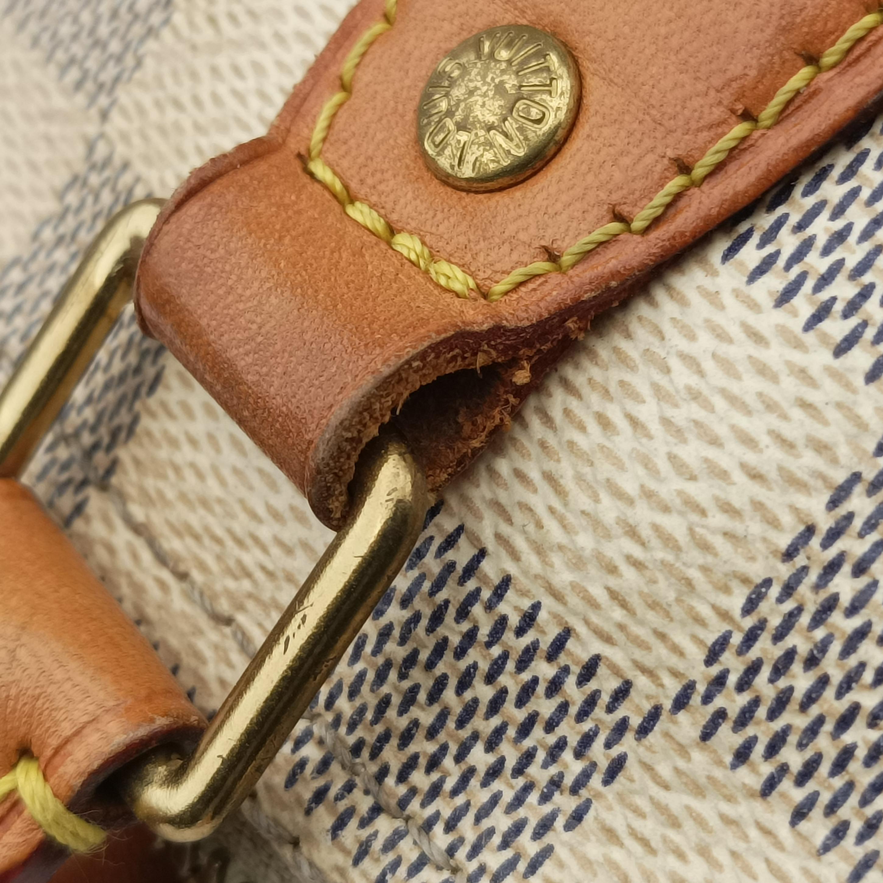Secondhand Louis Vuitton SPEEDY 25 Azur Damier Canvas N41533 shoulderbag | stylenewstar