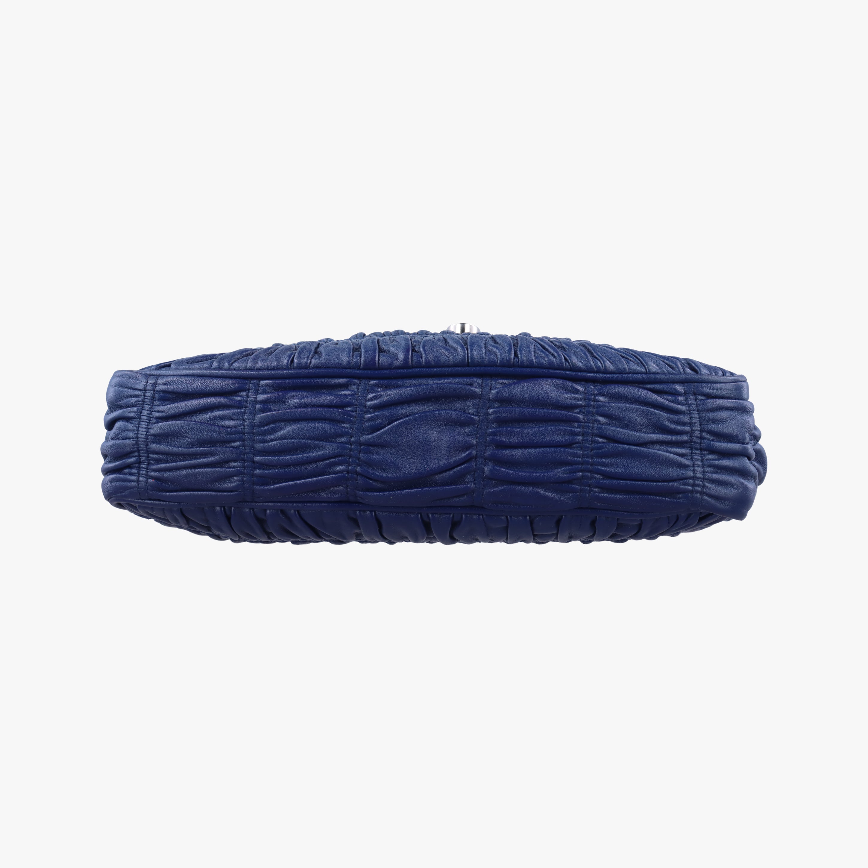 Pre-owned Prada Nappa Gaufre Sound Lock Blue nappa leather BT0939 shoulderbag | stylenewstar