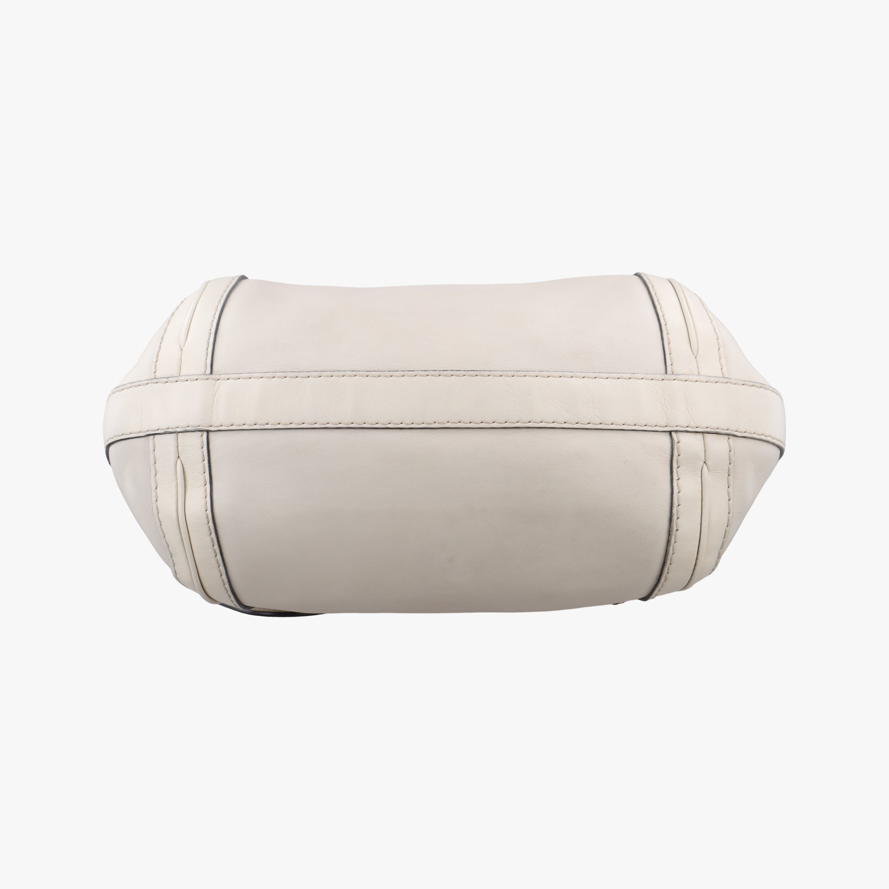 Vintage Gucci GG Running White Leather 247185 shoulderbag | stylenewstar