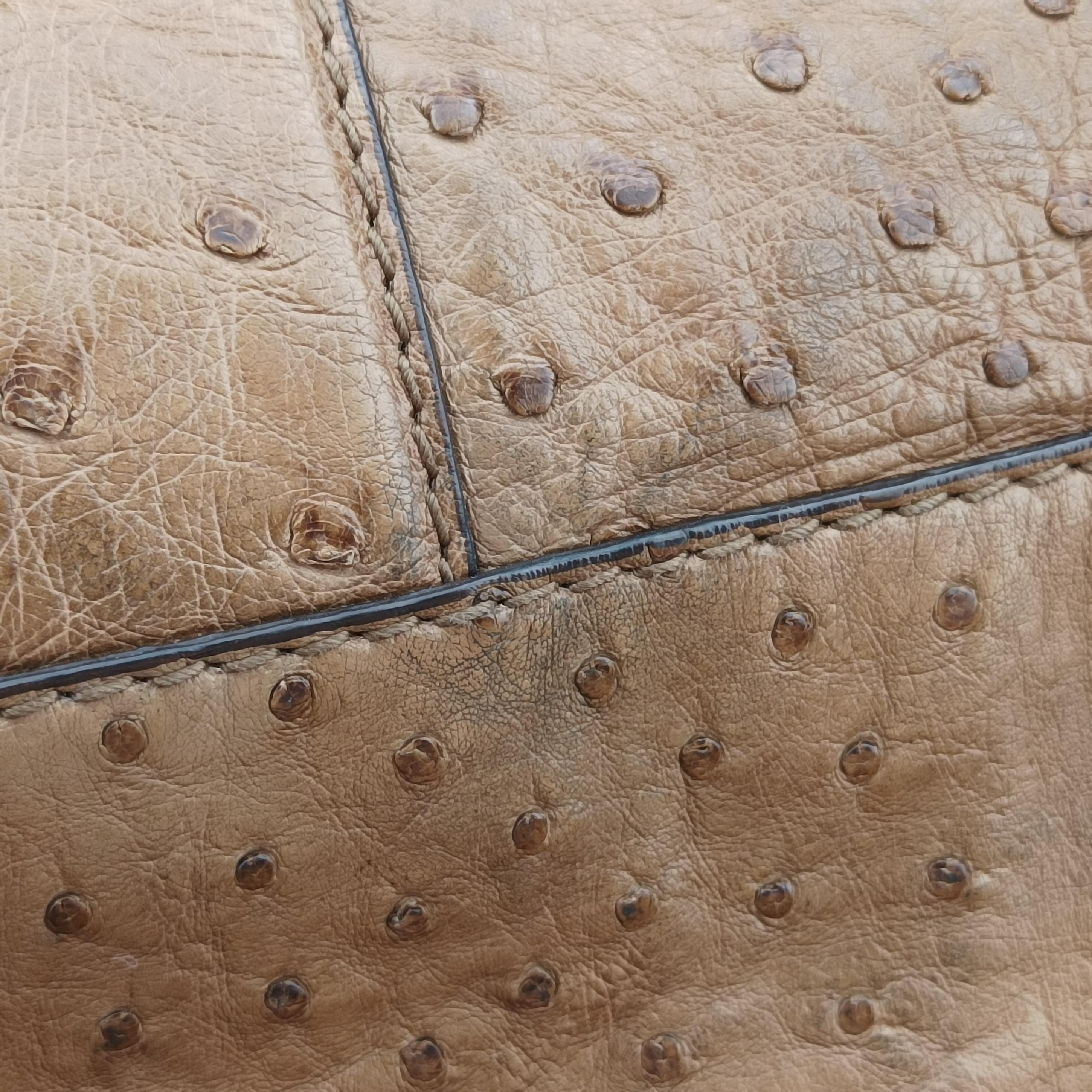 Secondhand Gucci Ostrich Sumila Tote beige Ostrich Leather 269928 shoulderbag | stylenewstar