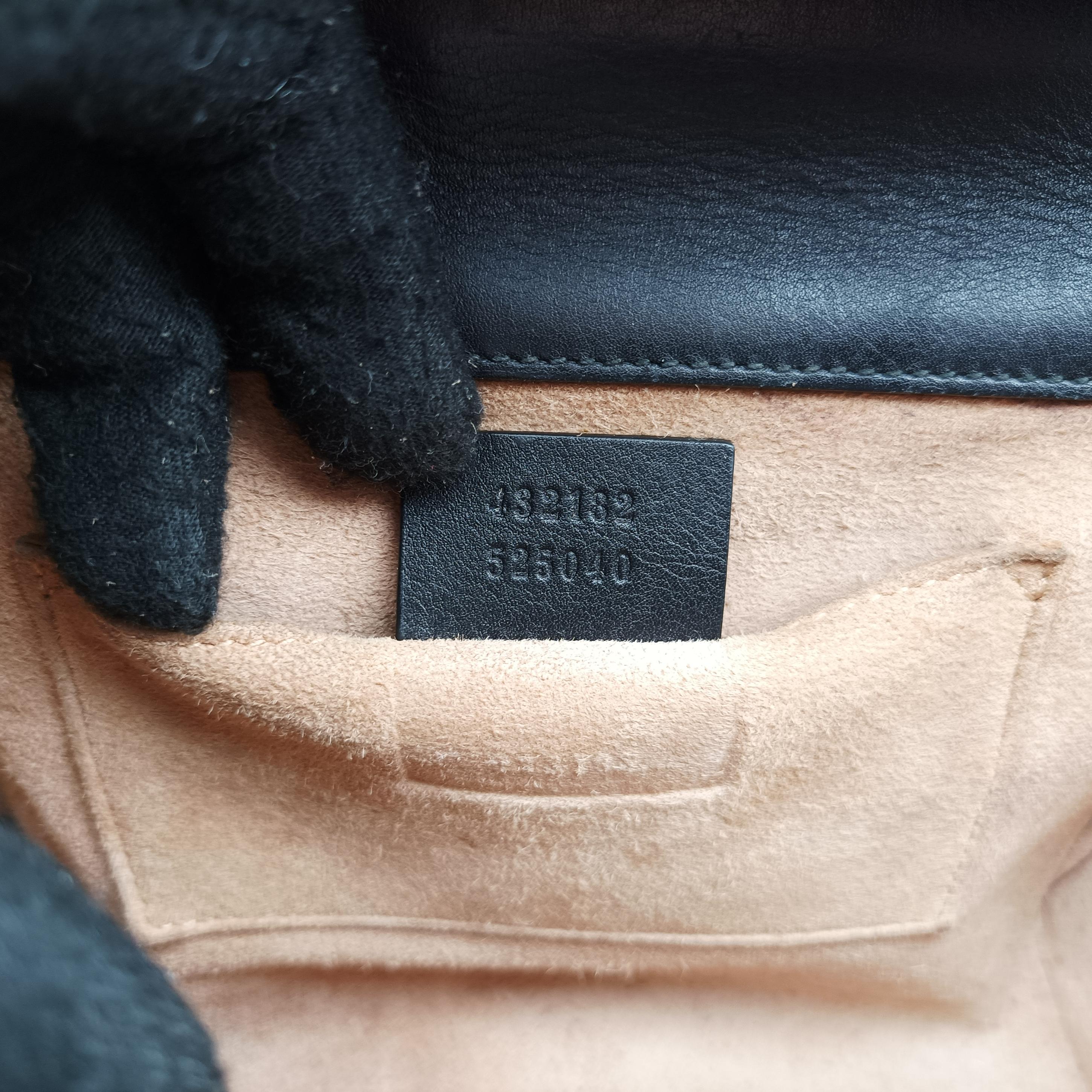 Pre-owned Gucci Padlock Black Leather 432182 shoulderbag | stylenewstar