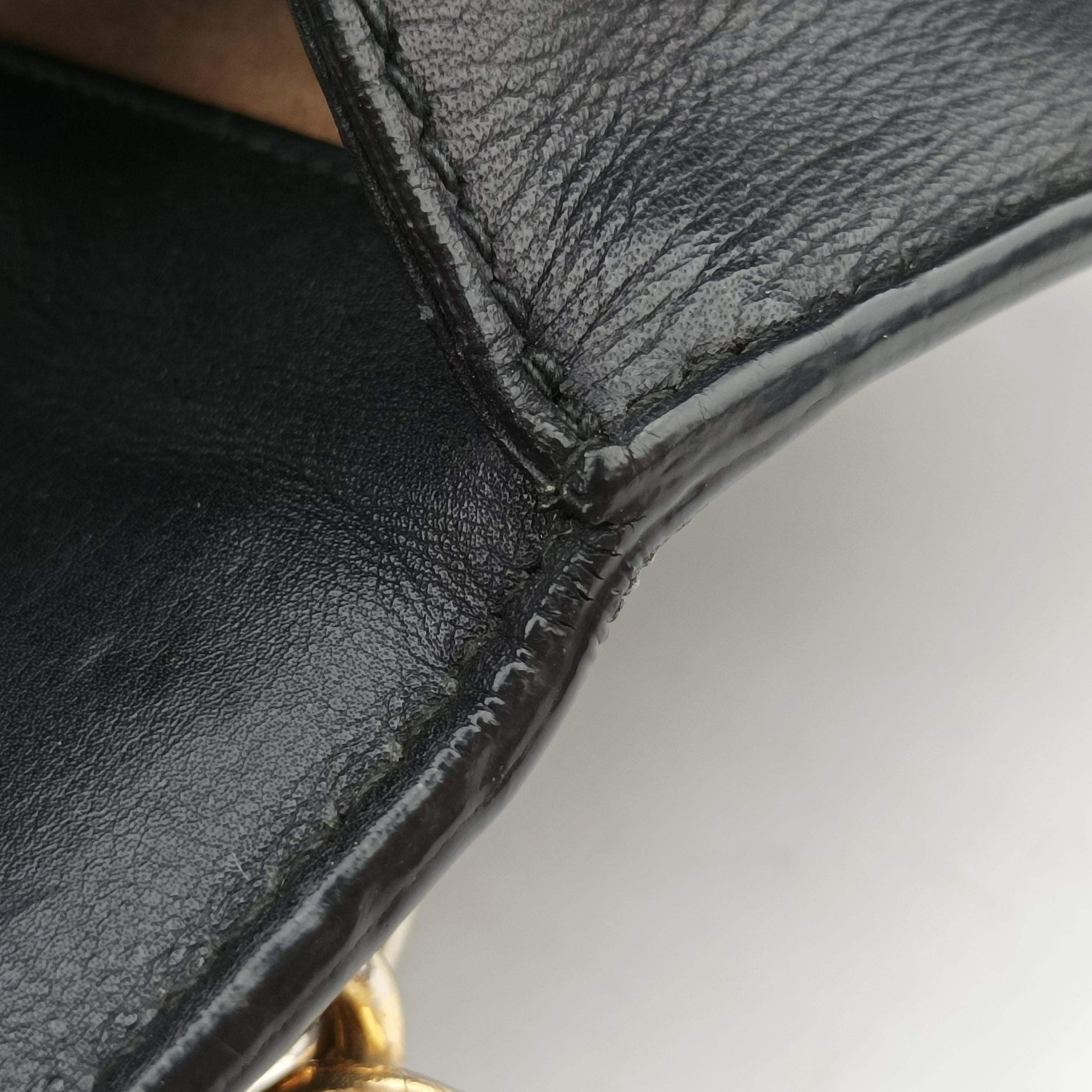 Pre-owned Gucci Padlock Black Leather 432182 shoulderbag | stylenewstar
