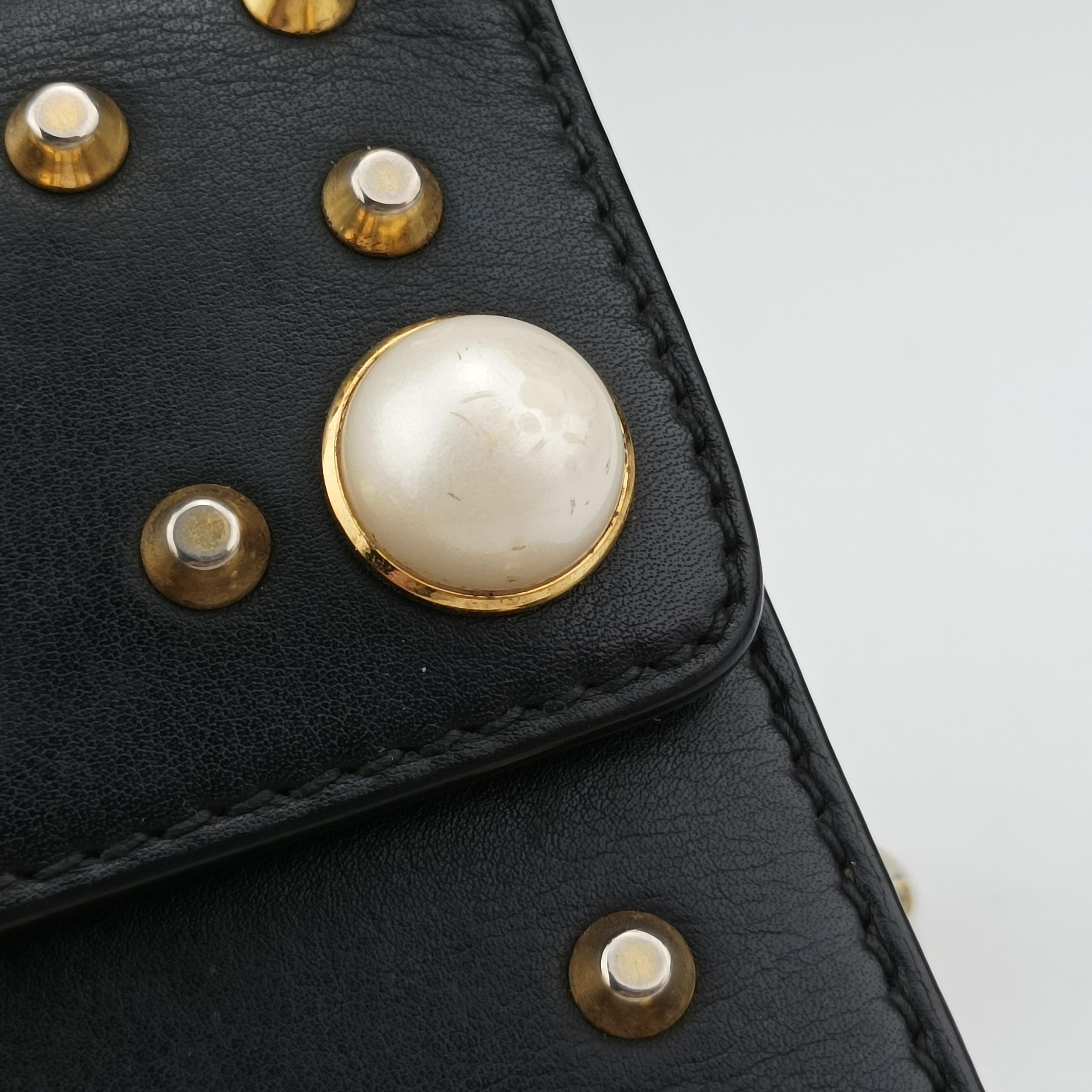 Pre-owned Gucci Padlock Black Leather 432182 shoulderbag | stylenewstar