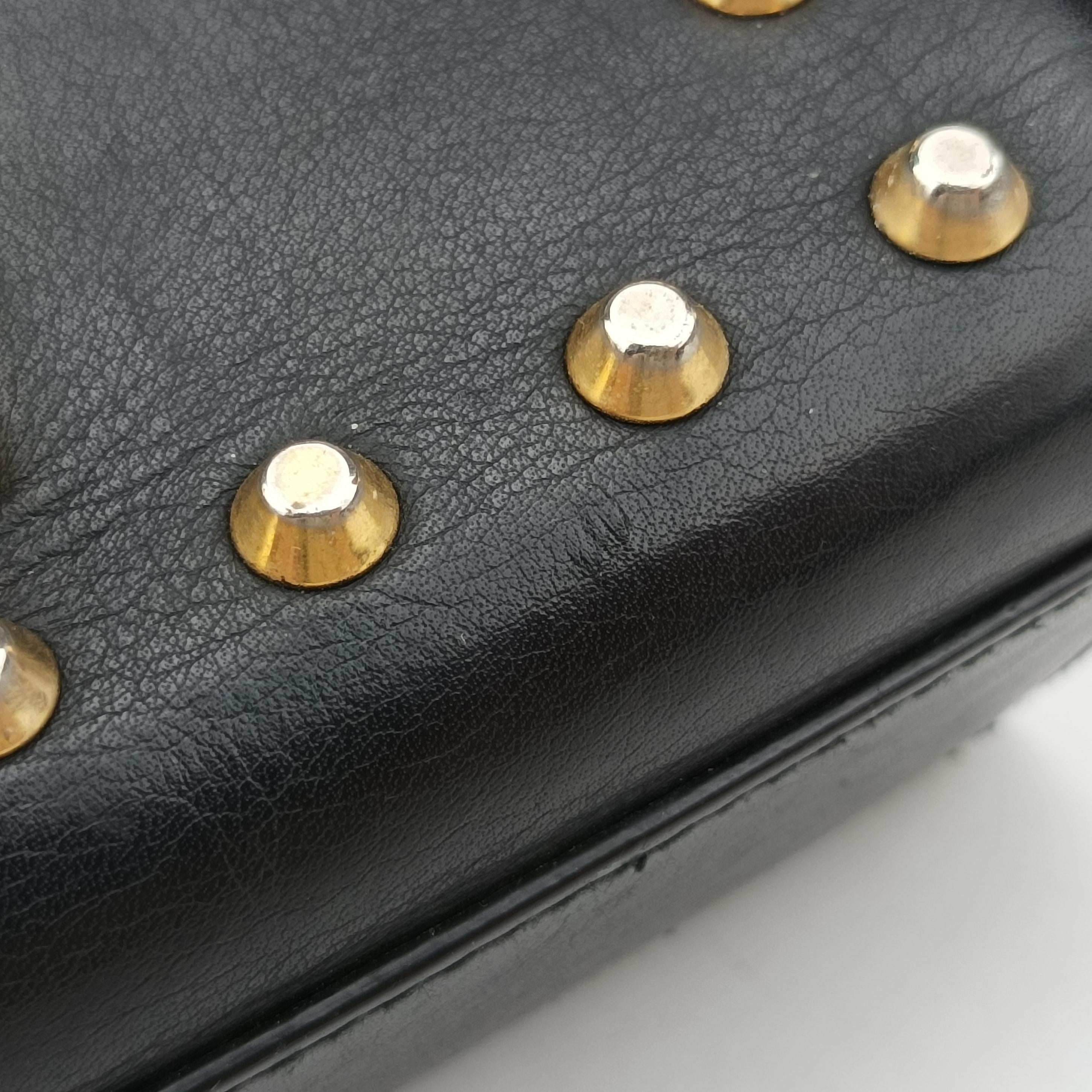Pre-owned Gucci Padlock Black Leather 432182 shoulderbag | stylenewstar