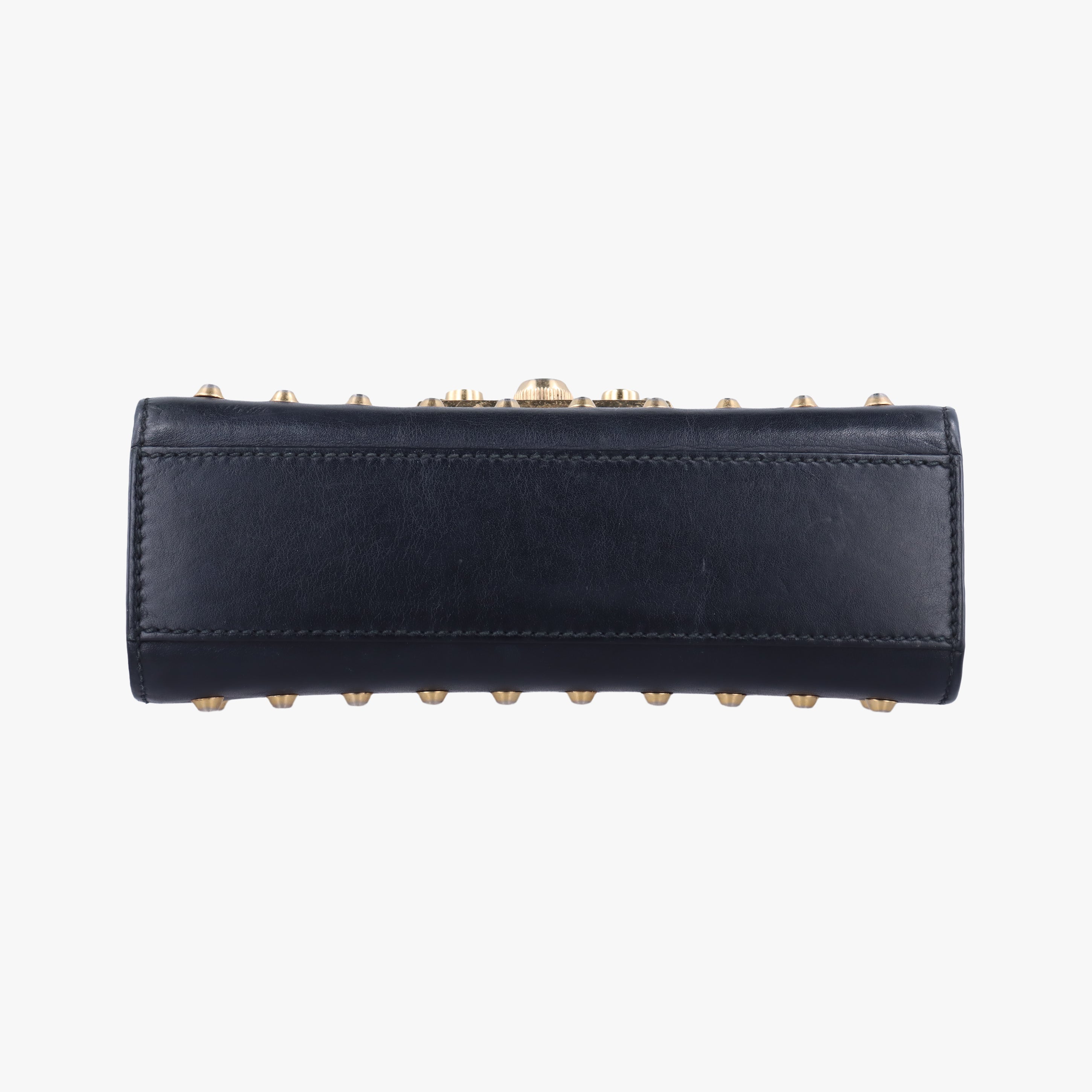 Pre-owned Gucci Padlock Black Leather 432182 shoulderbag | stylenewstar