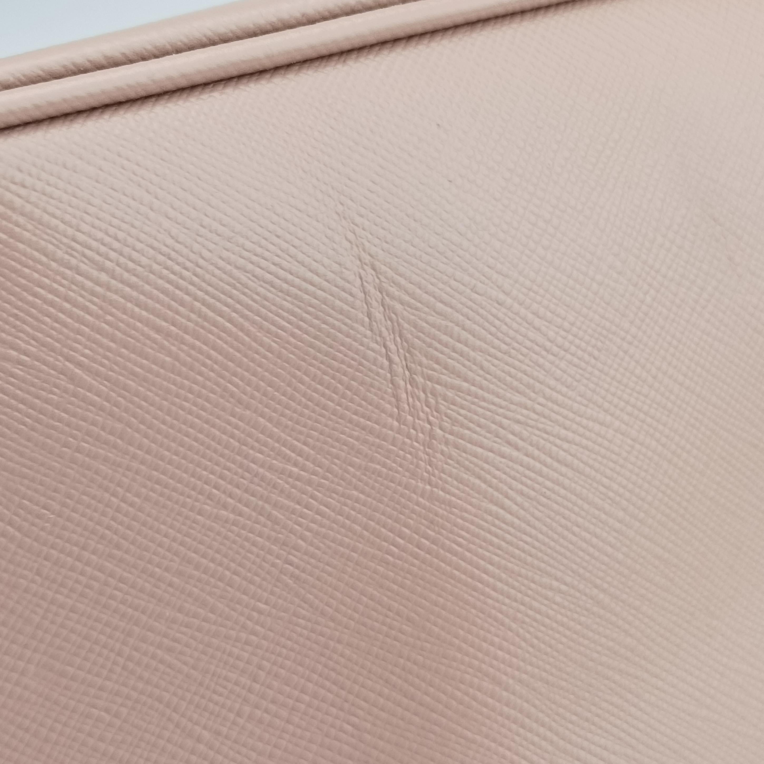 Pre-owned Prada Galleria Pink SAFFIANO Leather BN2274 shoulderbag | stylenewstar