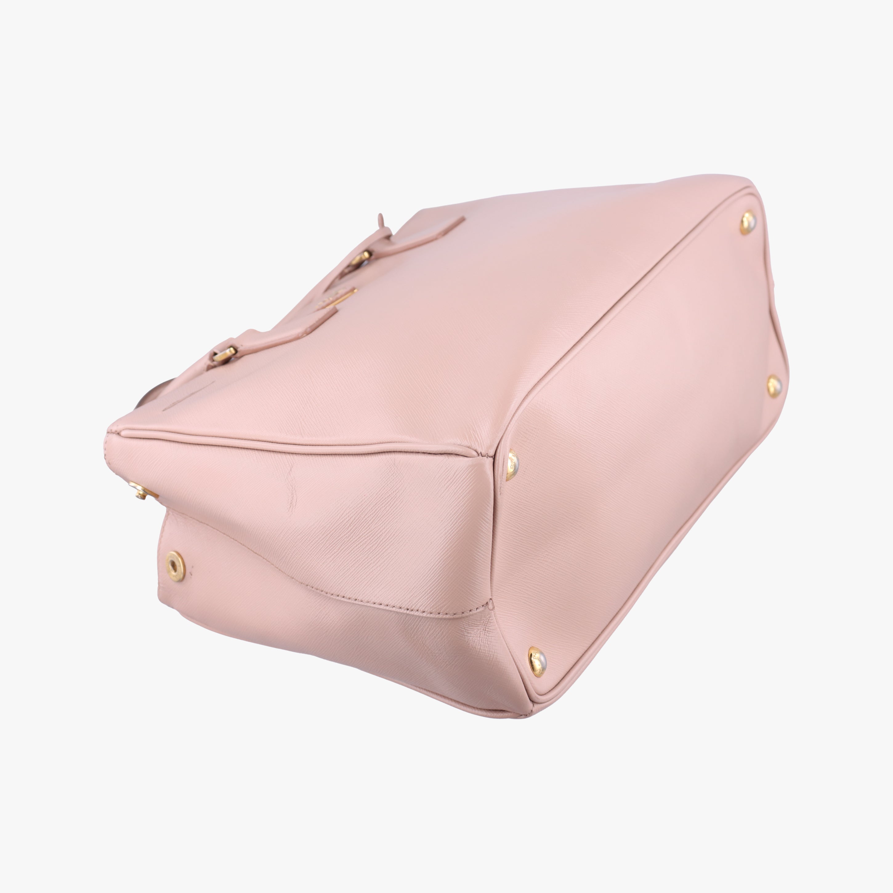 Pre-owned Prada Galleria Pink SAFFIANO Leather BN2274 shoulderbag | stylenewstar