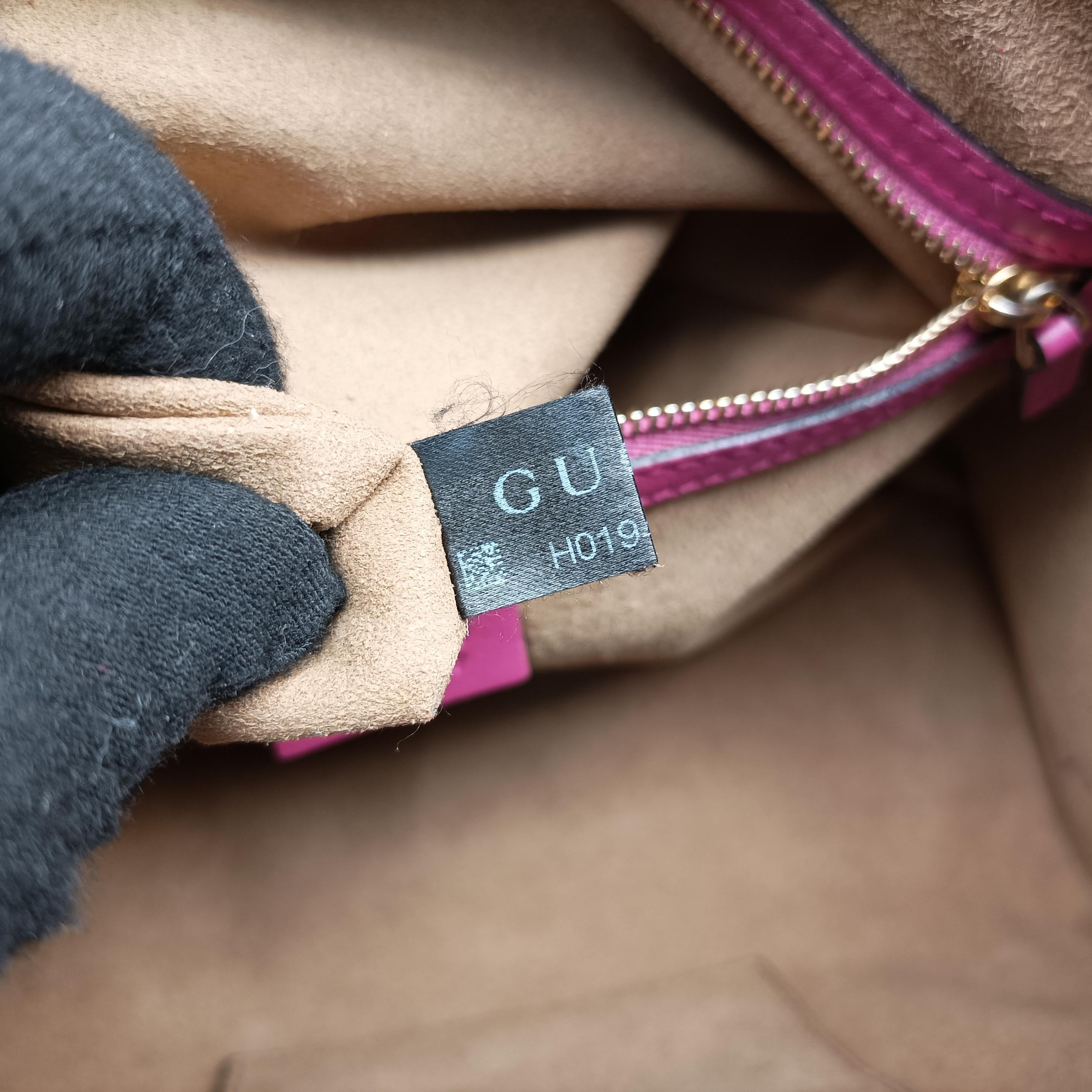 Vintage Gucci GG SUPREME beige×red×pink PVC coated canvas 409529 bostonbag | stylenewstar