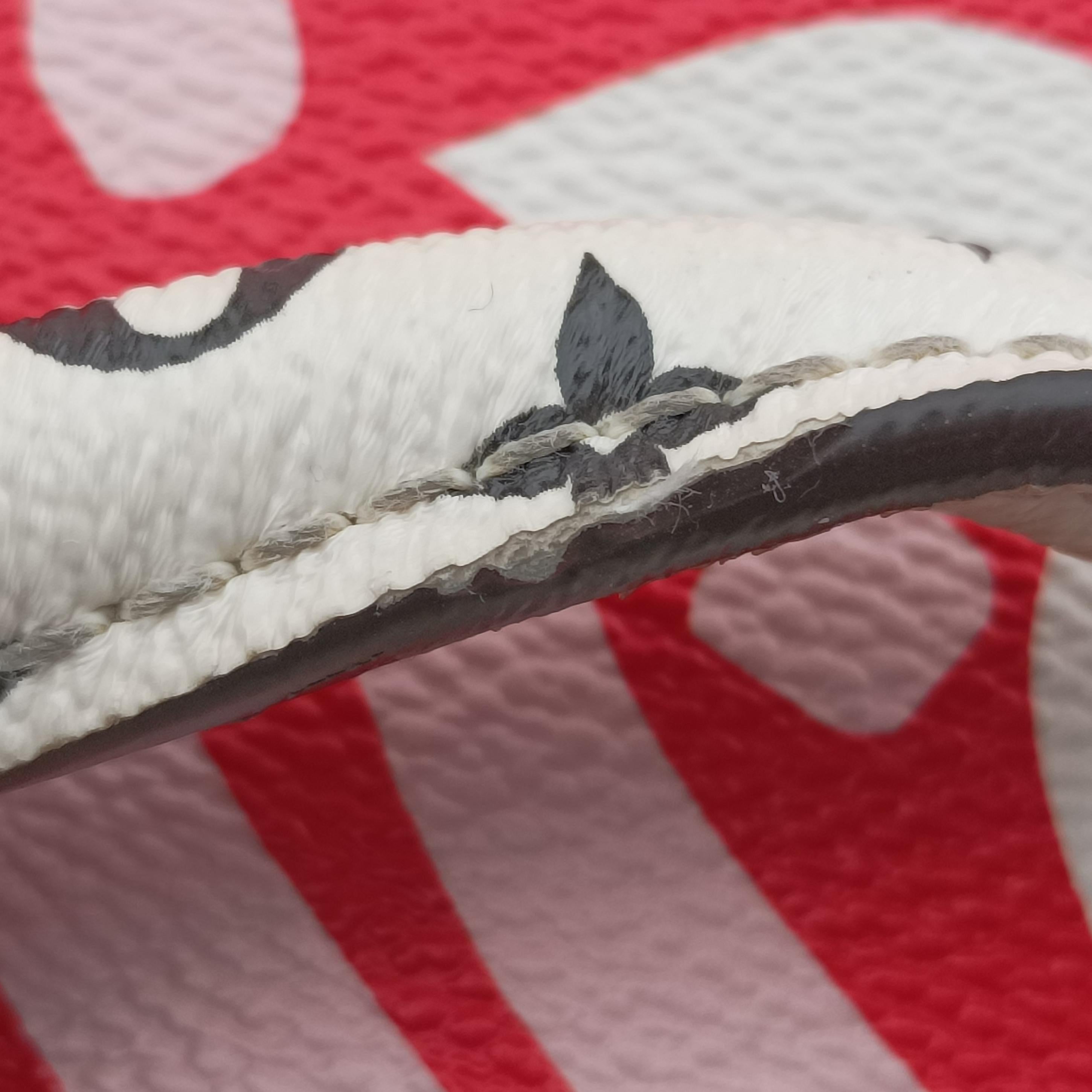 Secondhand Louis Vuitton On the Go GM white×ROUGE Monogram Giant M45356 shoulderbag | stylenewstar