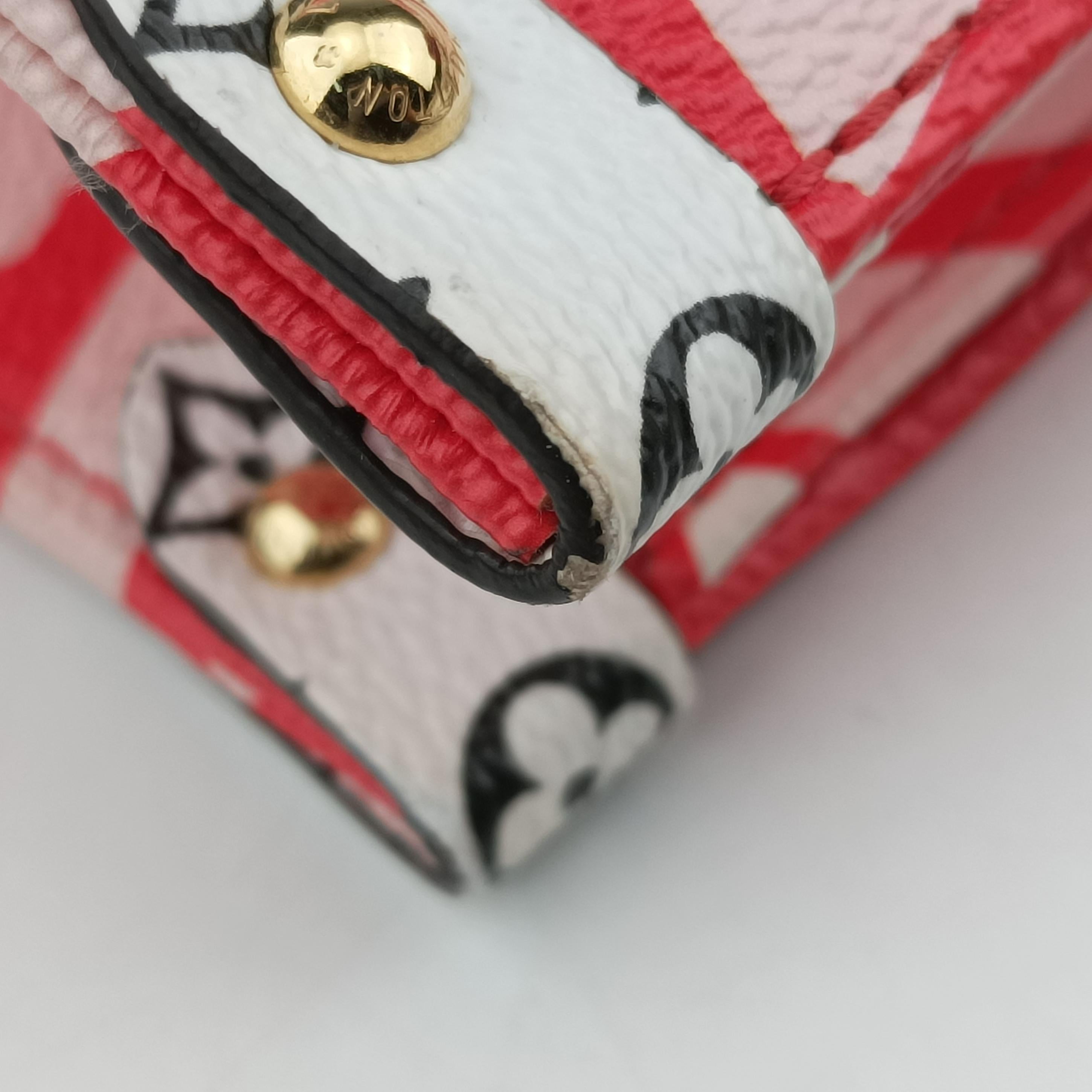 Secondhand Louis Vuitton On the Go GM white×ROUGE Monogram Giant M45356 shoulderbag | stylenewstar