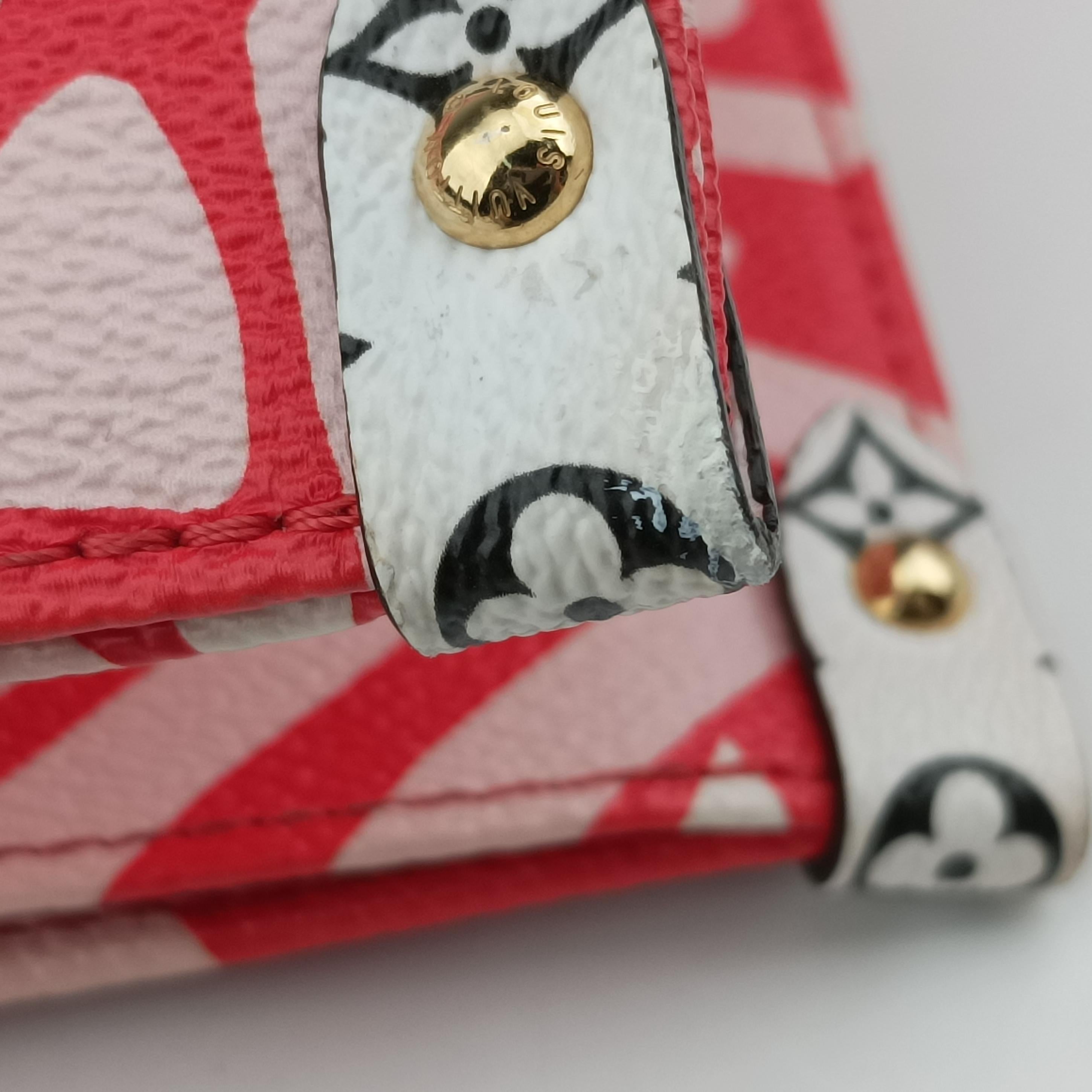 Secondhand Louis Vuitton On the Go GM white×ROUGE Monogram Giant M45356 shoulderbag | stylenewstar