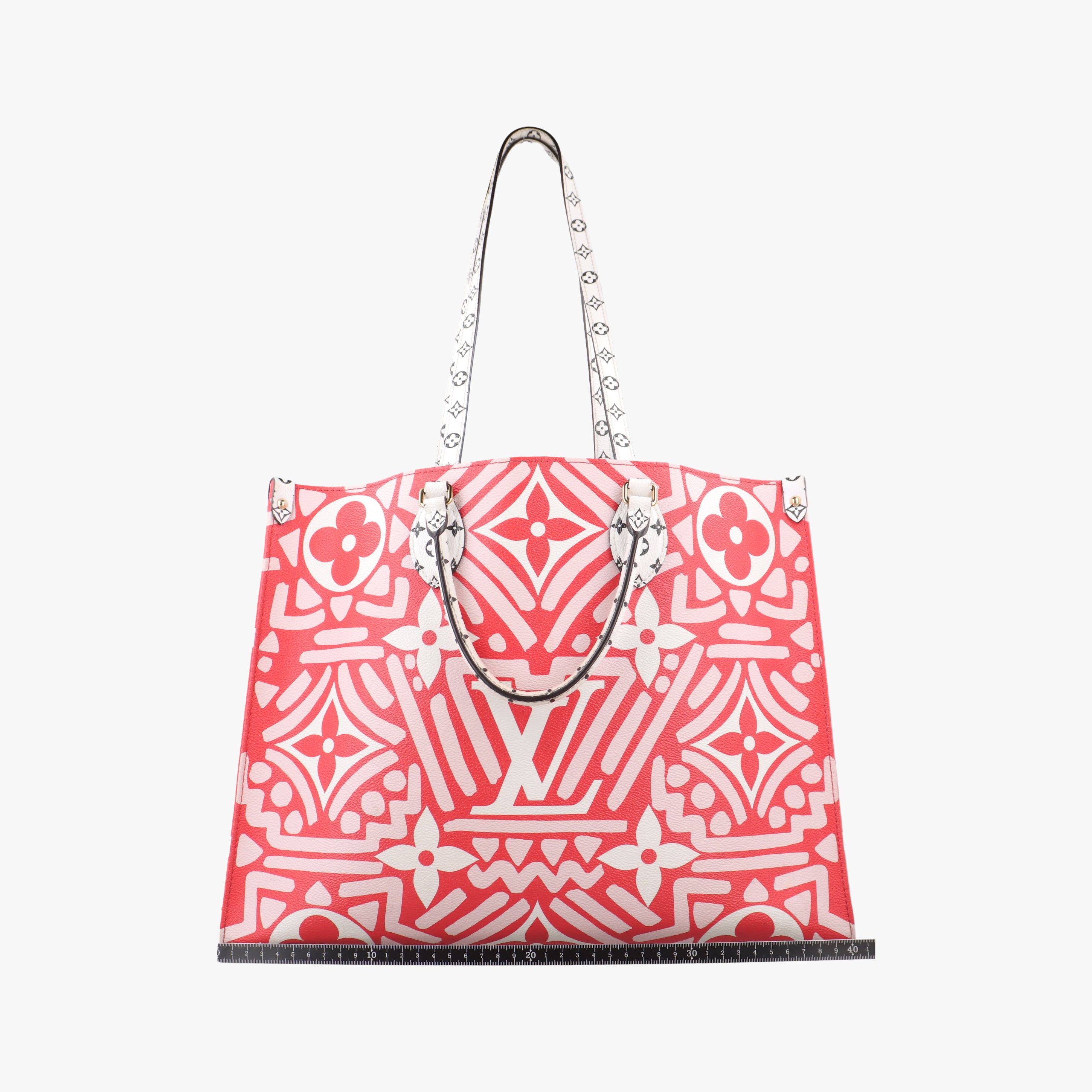 Secondhand Louis Vuitton On the Go GM white×ROUGE Monogram Giant M45356 shoulderbag | stylenewstar