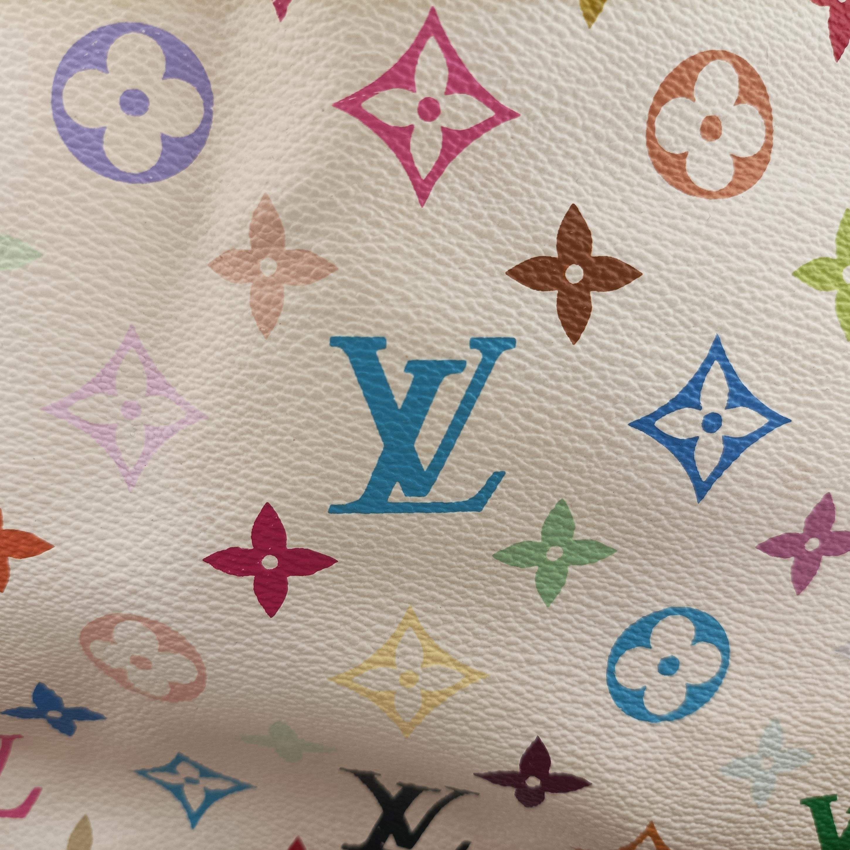 Pre-owned Louis Vuitton Petit Noe White Monogram Multicolor M42229 shoulderbag | stylenewstar
