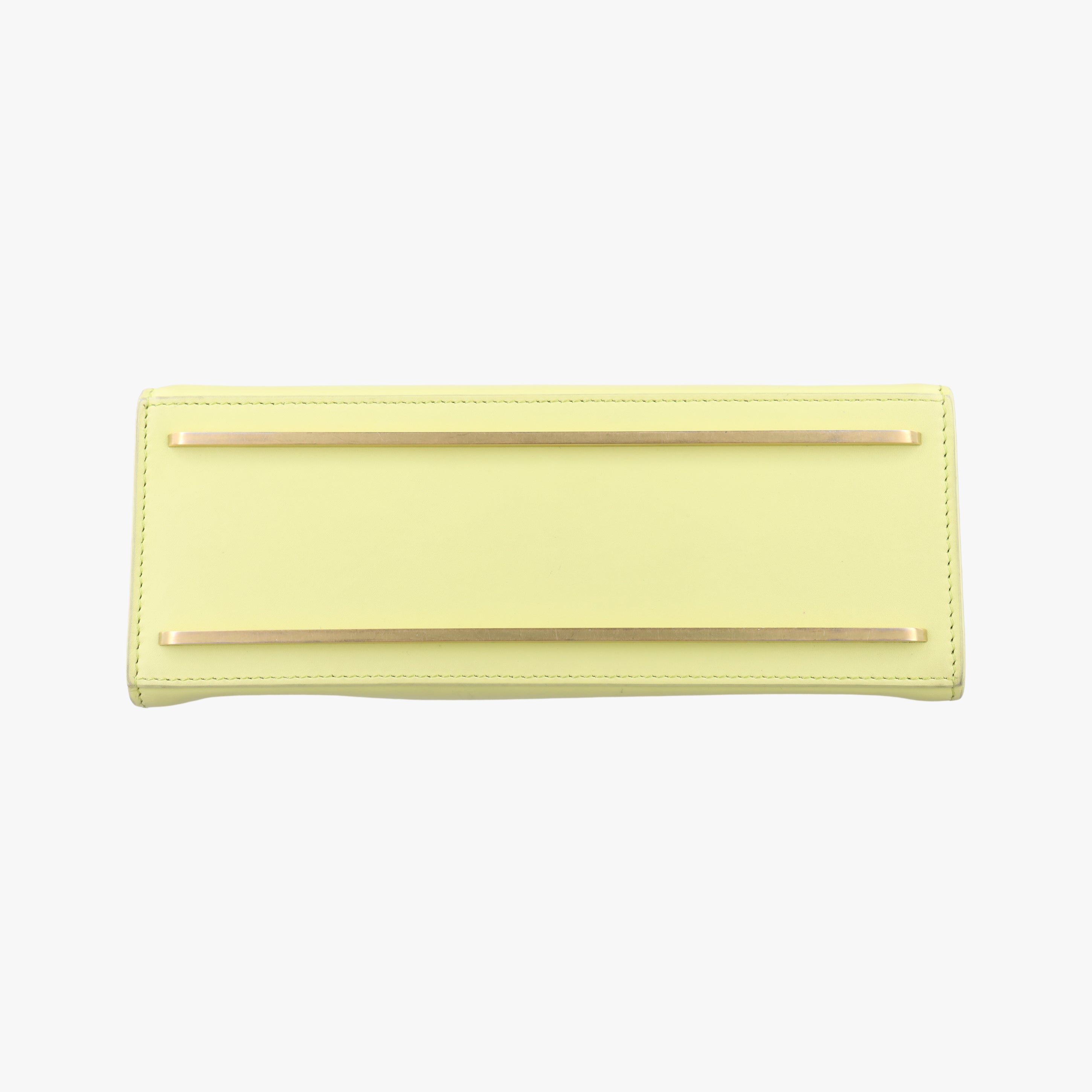 Pre-owned Balenciaga Le Dix Cartable Yellow Leather  shoulderbag | stylenewstar
