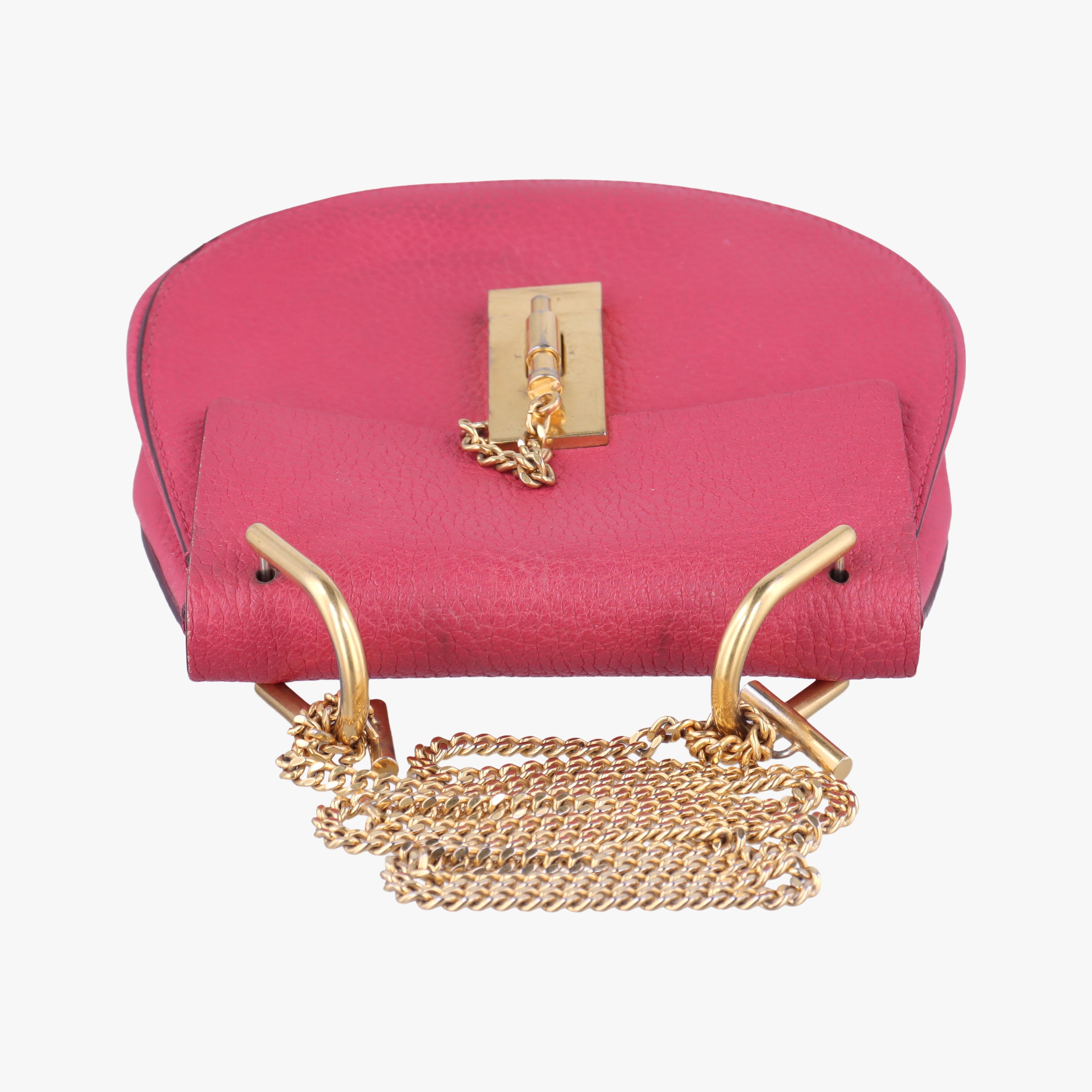 Pre-owned Chloe DREW Pink Leather  shoulderbag | stylenewstar