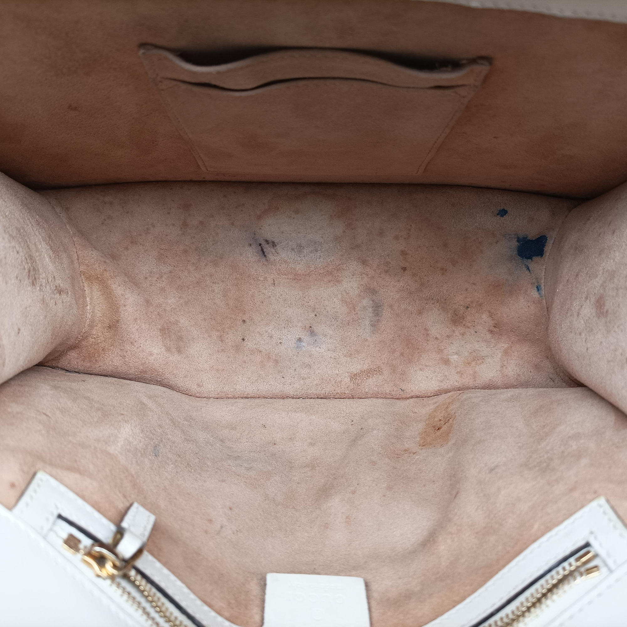 Secondhand Gucci Sylvie White Leather 431665 handbag | stylenewstar