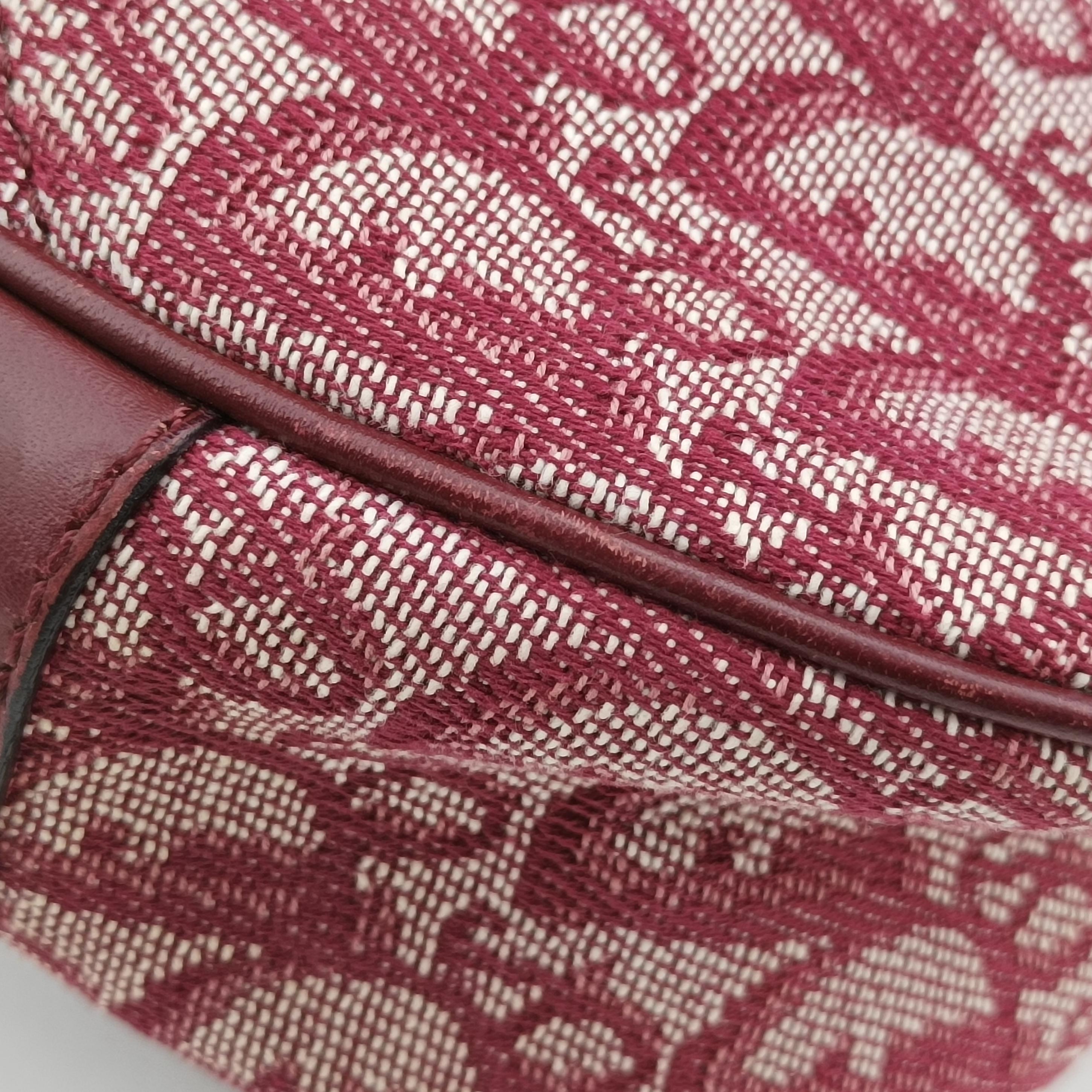 Secondhand Christian Dior Trotter Red jacquard  shoulderbag | stylenewstar