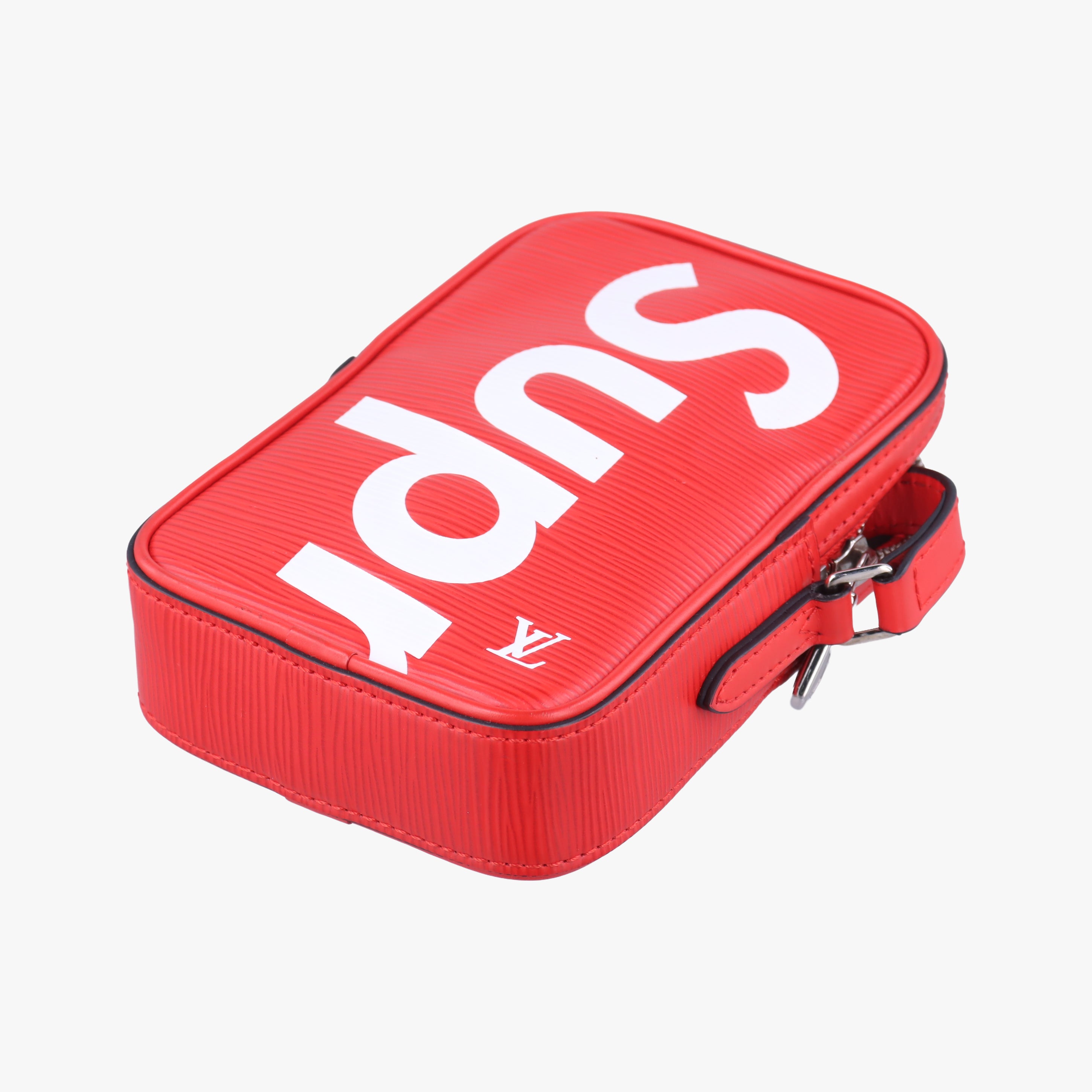 Pre-owned Louis Vuitton Danube PPM Supreme Collaboration ROUGE×white Epi M53434 shoulderbag | stylenewstar
