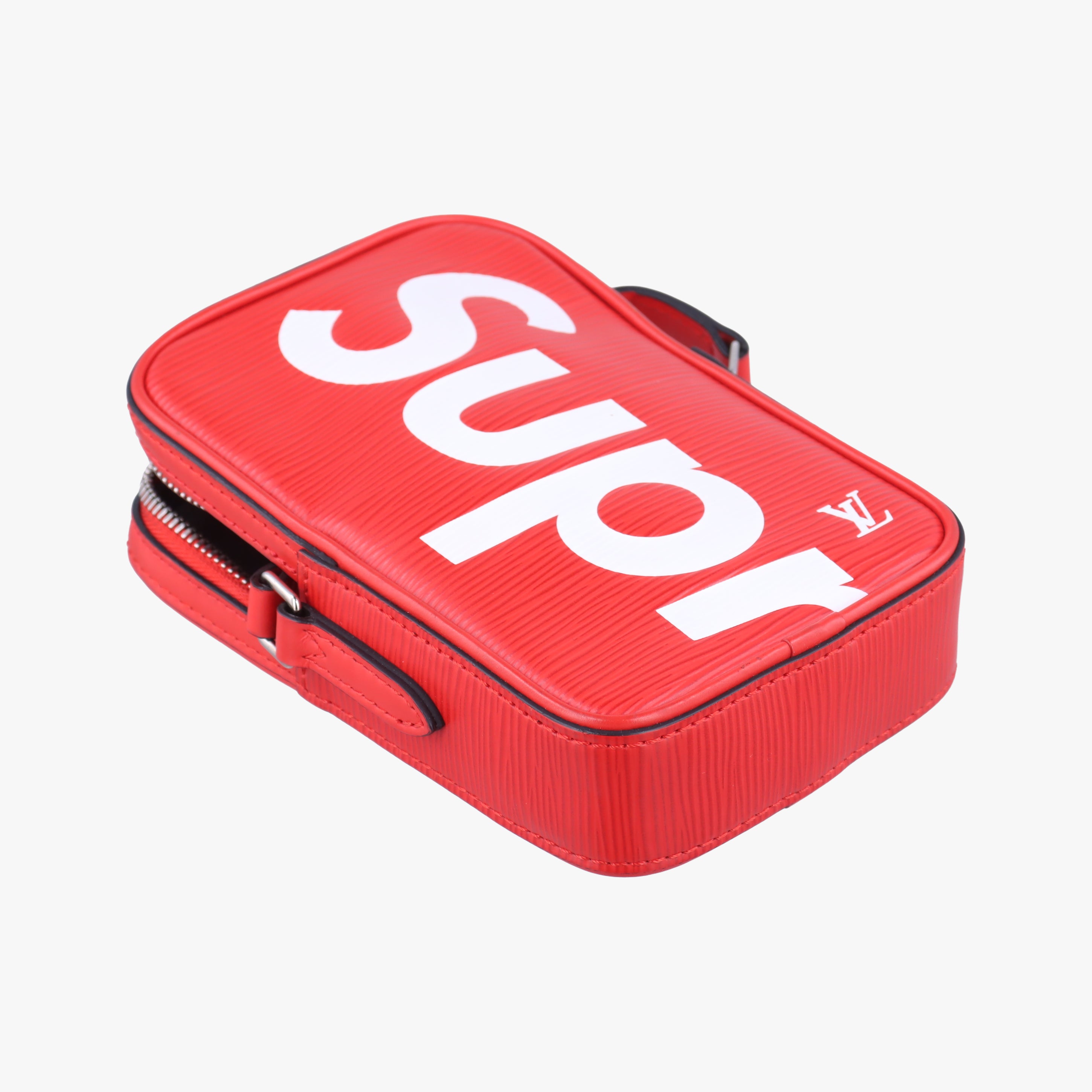 Pre-owned Louis Vuitton Danube PPM Supreme Collaboration ROUGE×white Epi M53434 shoulderbag | stylenewstar