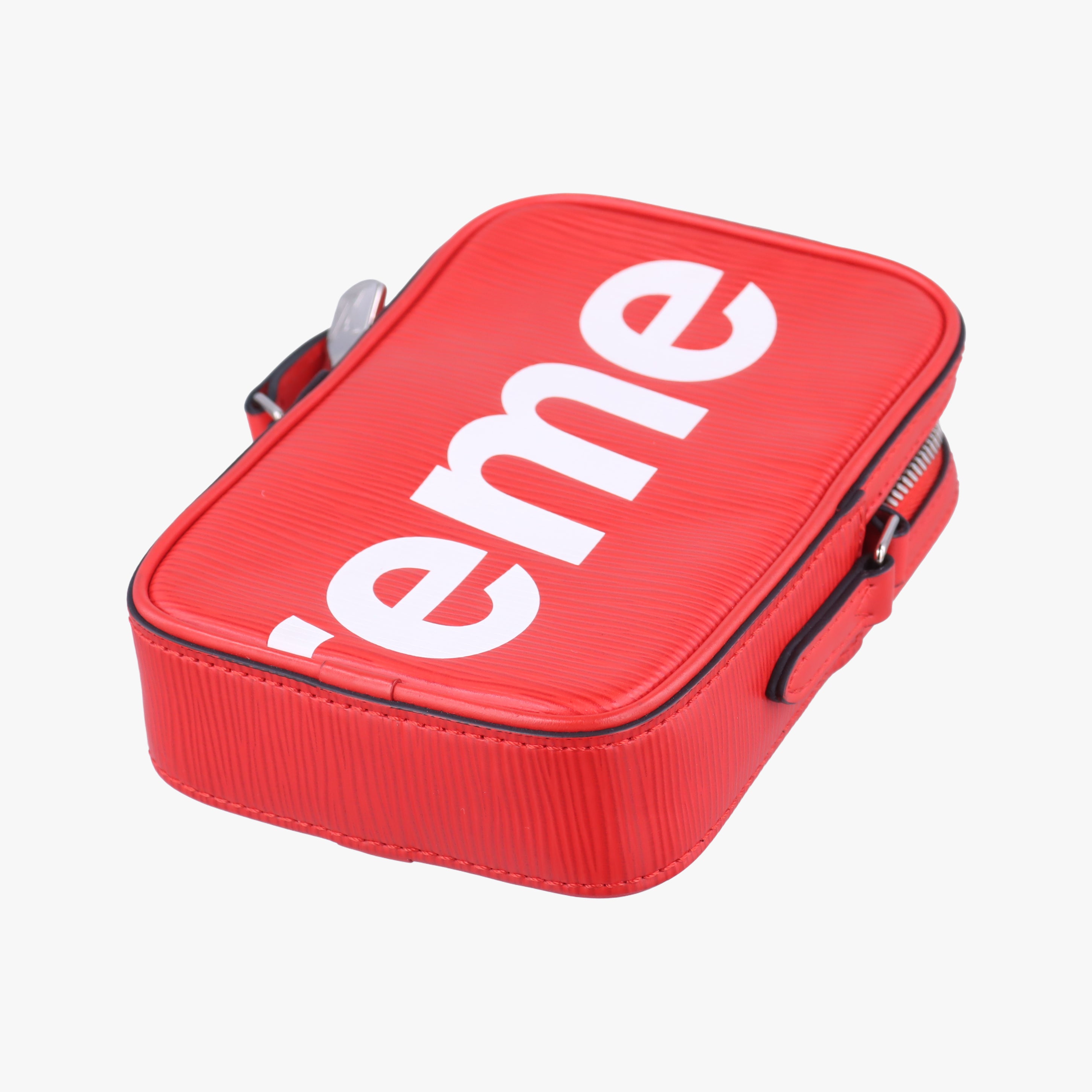 Pre-owned Louis Vuitton Danube PPM Supreme Collaboration ROUGE×white Epi M53434 shoulderbag | stylenewstar