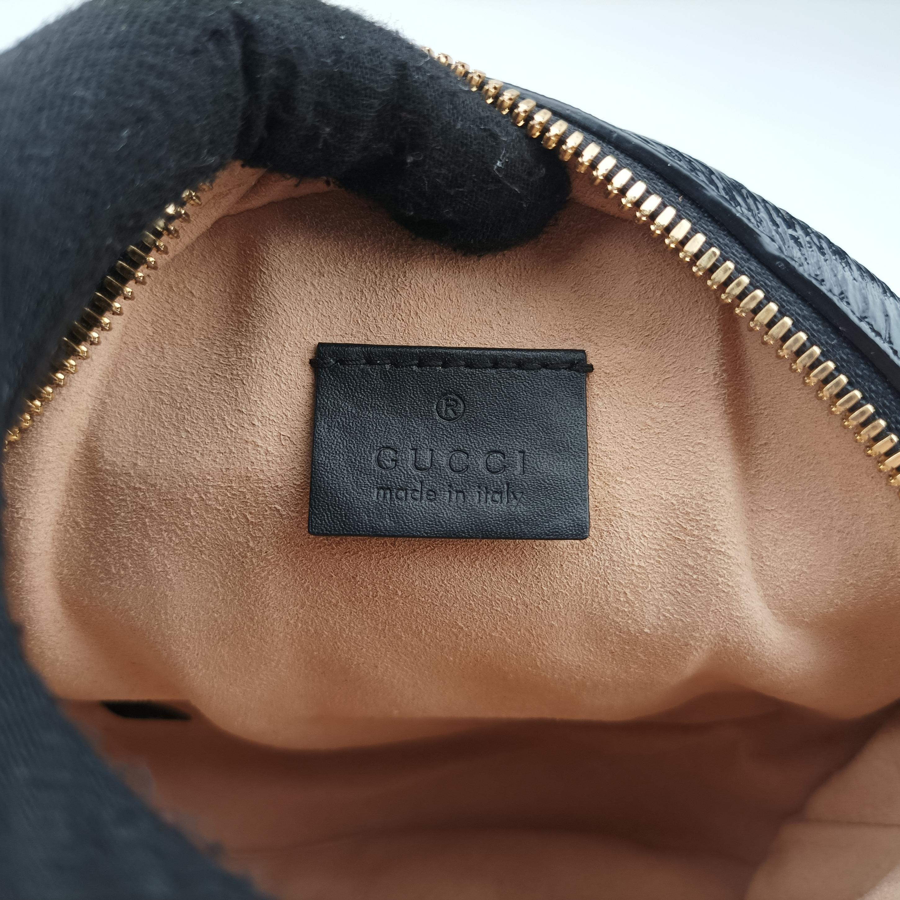 Pre-owned Gucci Ophidia Red×black Suede×Leather 550618 shoulderbag | stylenewstar