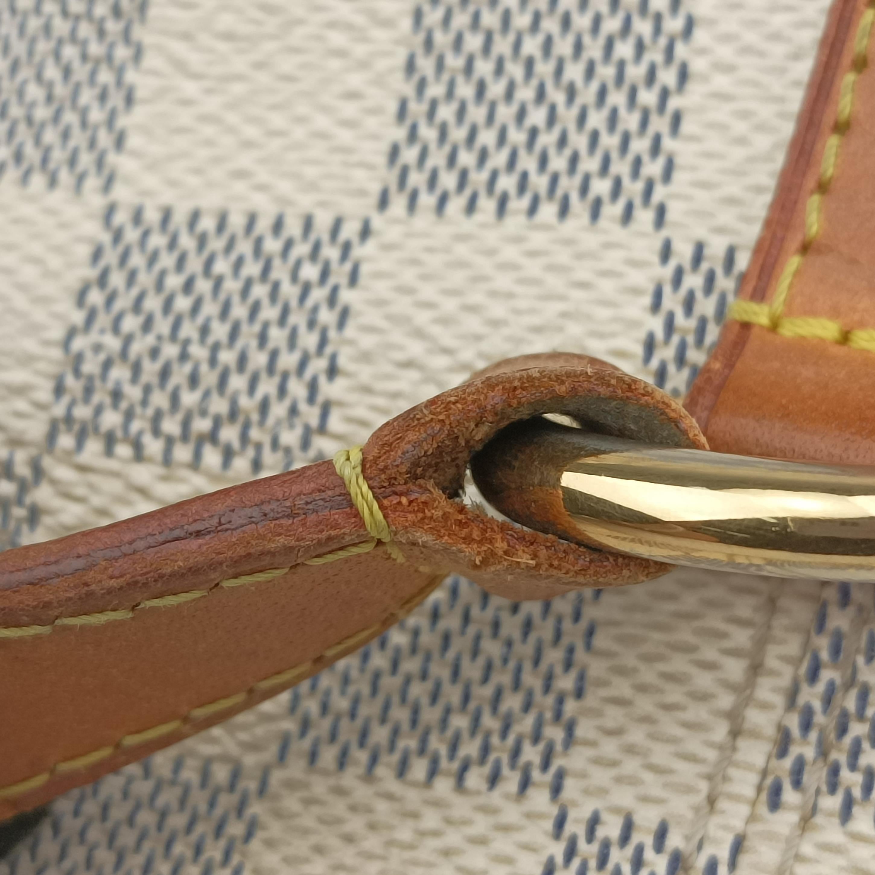 Secondhand Louis Vuitton TOTALLY MM Azur Damier Canvas N51262 shoulderbag | stylenewstar