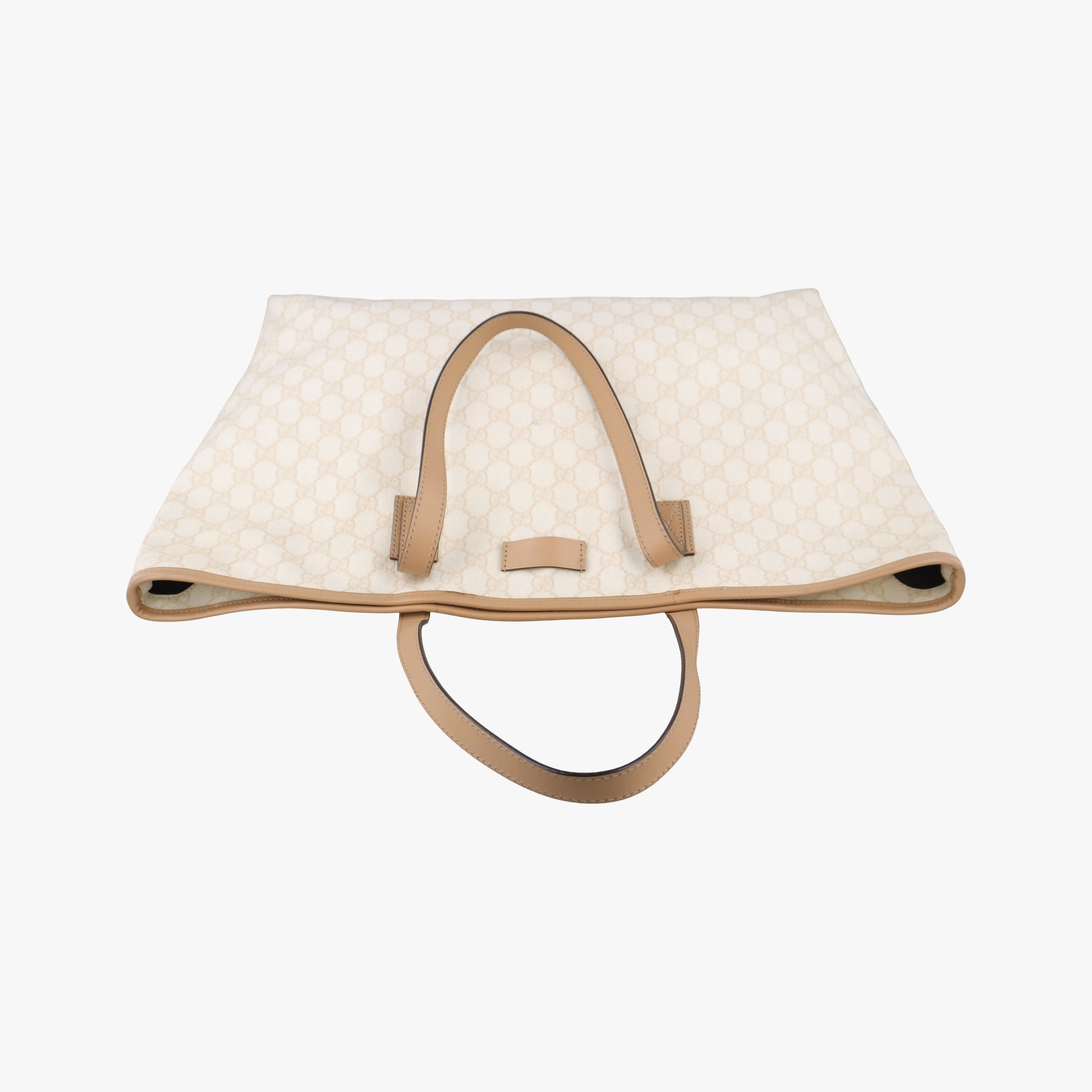 Pre-owned Gucci Guccissima GG Imprime White PVC coated canvas 211120 handbag | stylenewstar