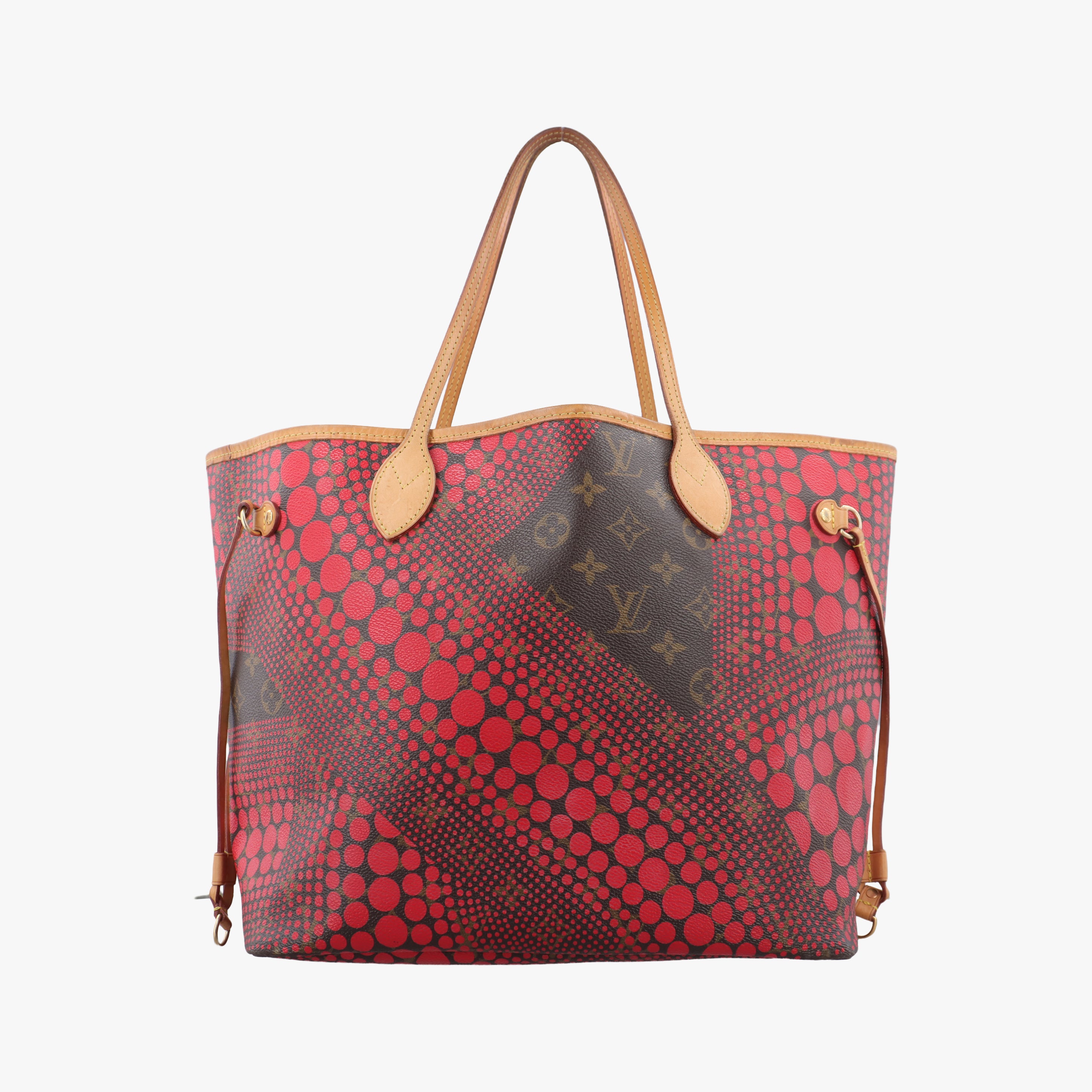 Secondhand Louis Vuitton Monogram Wave Neverfull MM MARRON×ROUGE PVC Coated Canvas M40686 shoulderbag | stylenewstar